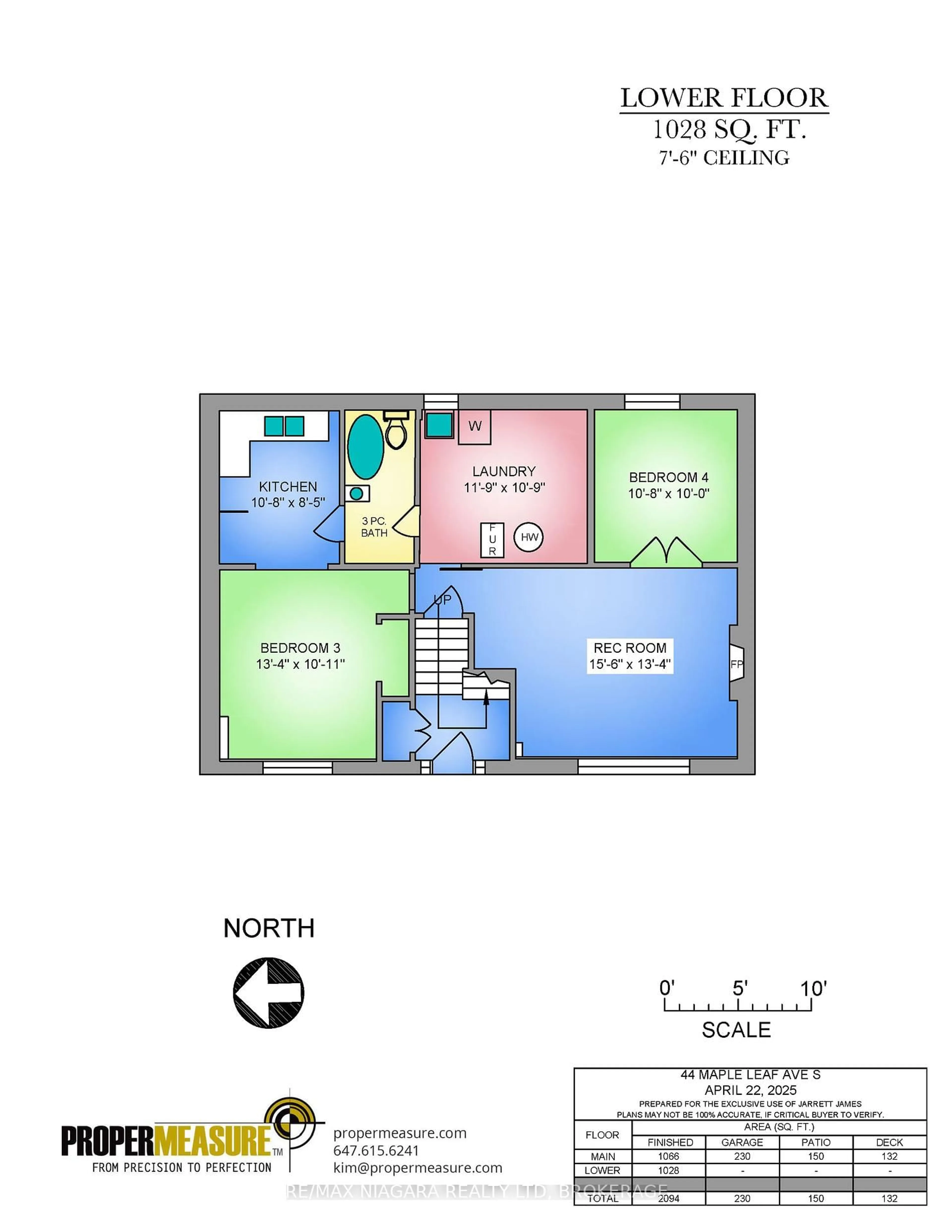 Floor plan for 44 Maple Leaf Ave, Fort Erie Ontario L0S 1N0