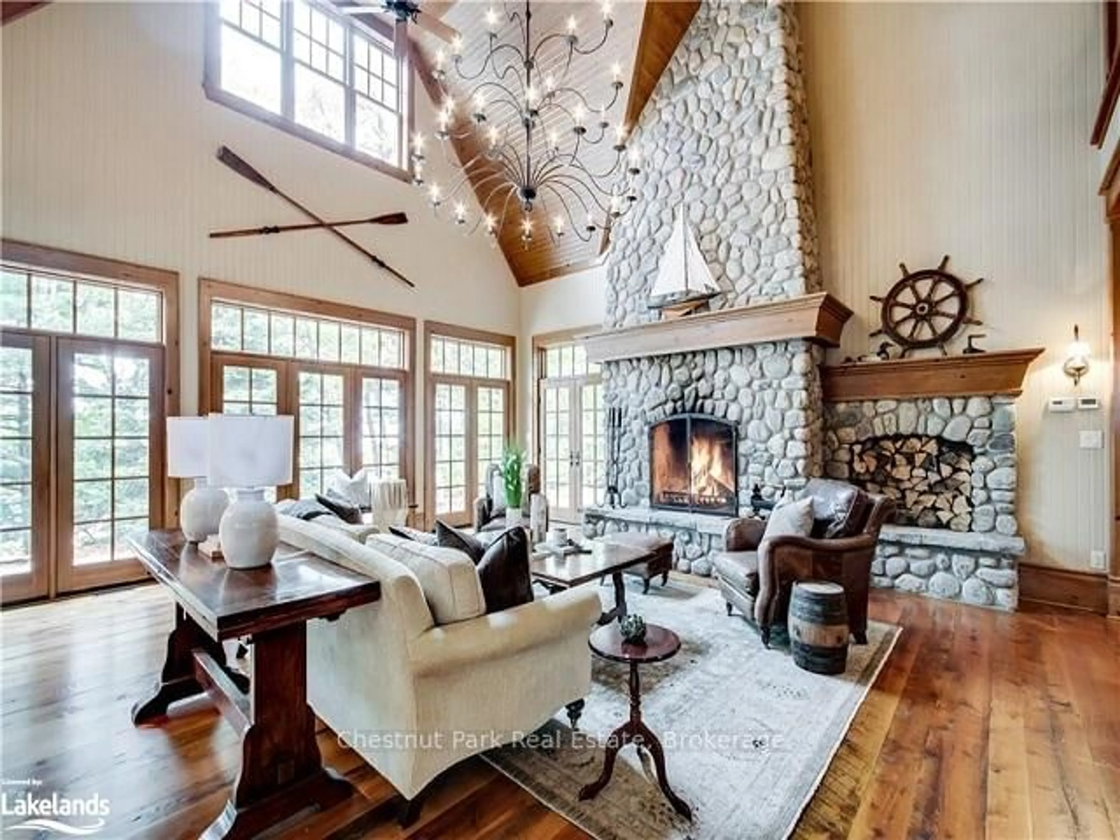 Living room with furniture, unknown for 1902 FOXPOINT Rd, Lake of Bays Ontario P0A 1H0