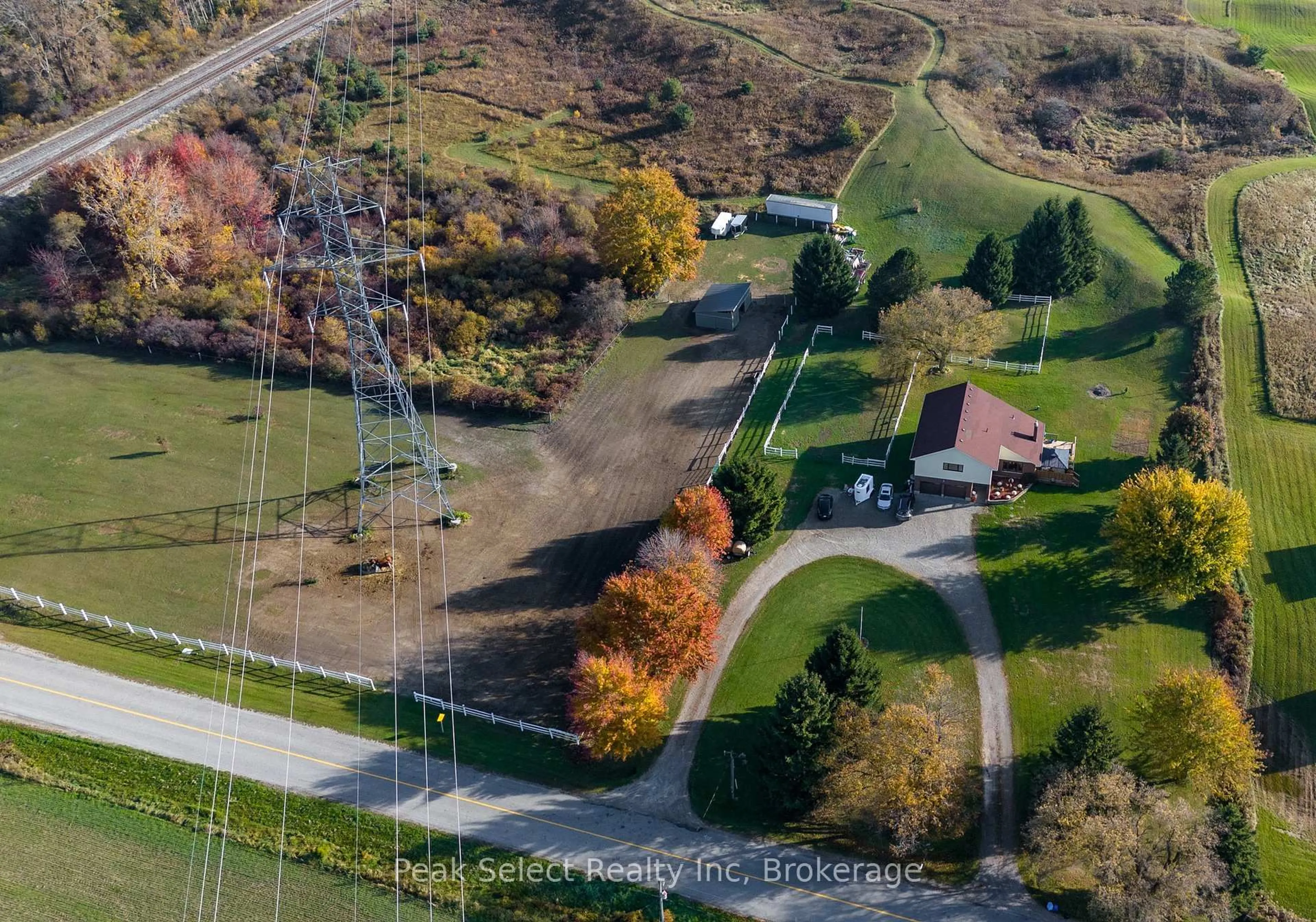 A pic from outside/outdoor area/front of a property/back of a property/a pic from drone, unknown for 20076 Cherryhill Rd, Thames Centre Ontario N0M 2M0