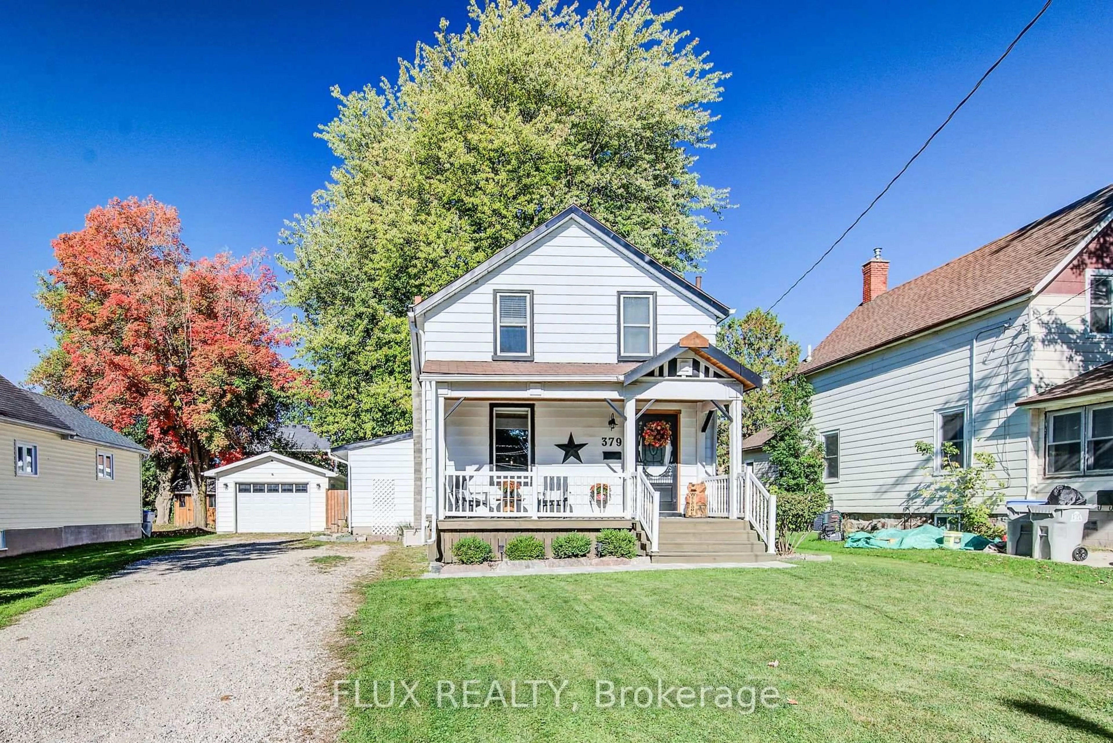 A pic from outside/outdoor area/front of a property/back of a property/a pic from drone, street for 379 Livingstone Ave, North Perth Ontario N4W 1R1