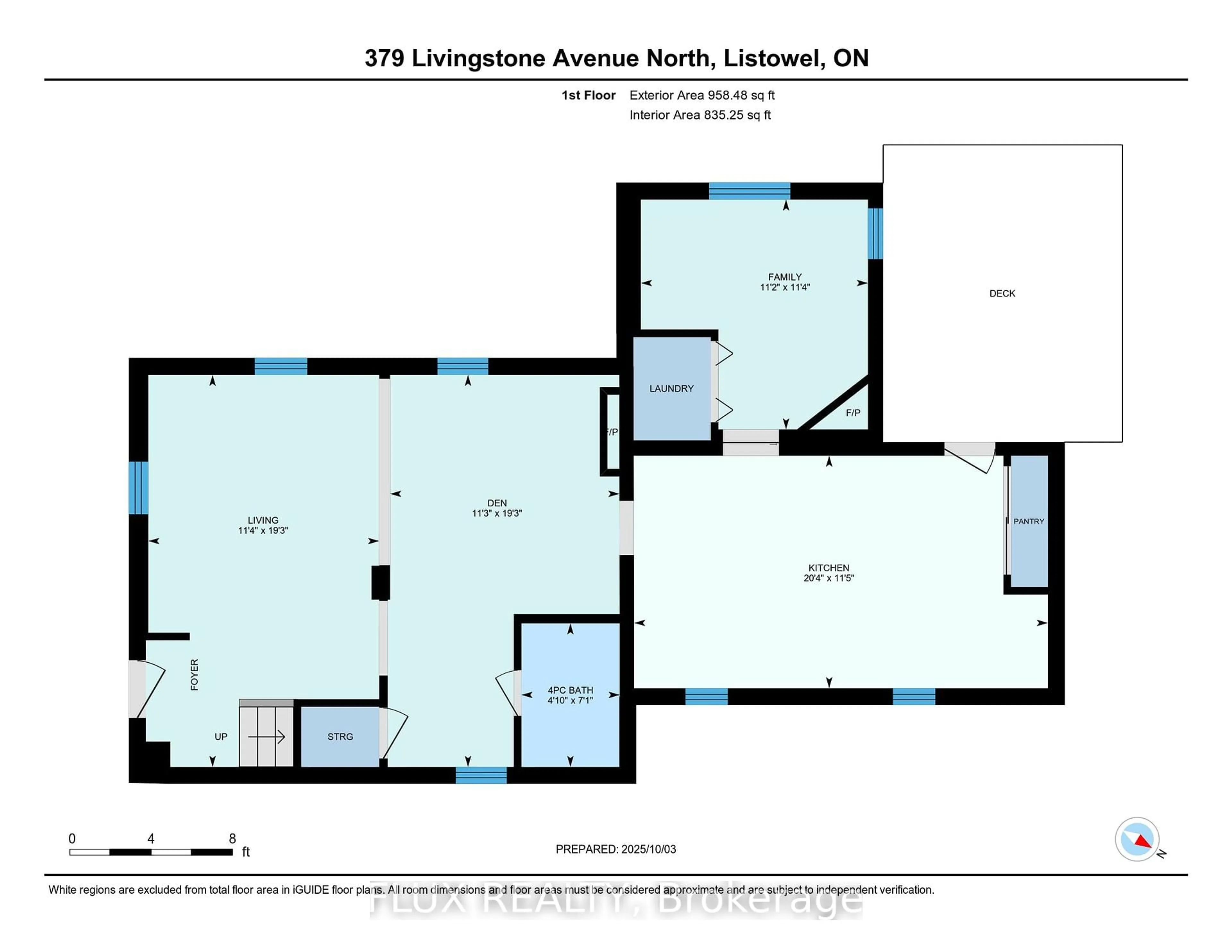 Floor plan for 379 Livingstone Ave, North Perth Ontario N4W 1R1