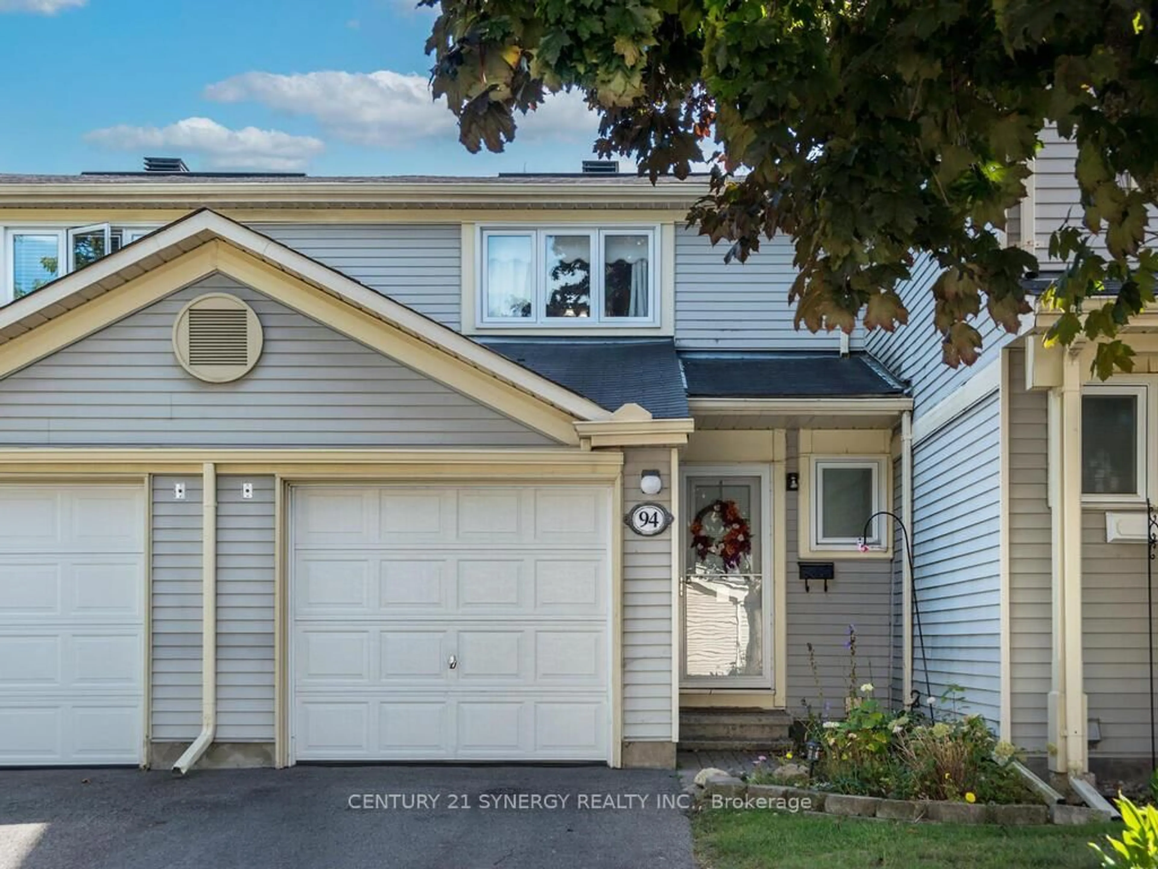 Home with vinyl exterior material, street for 94 Bujold Crt #7, Ottawa Ontario K2L 3N7