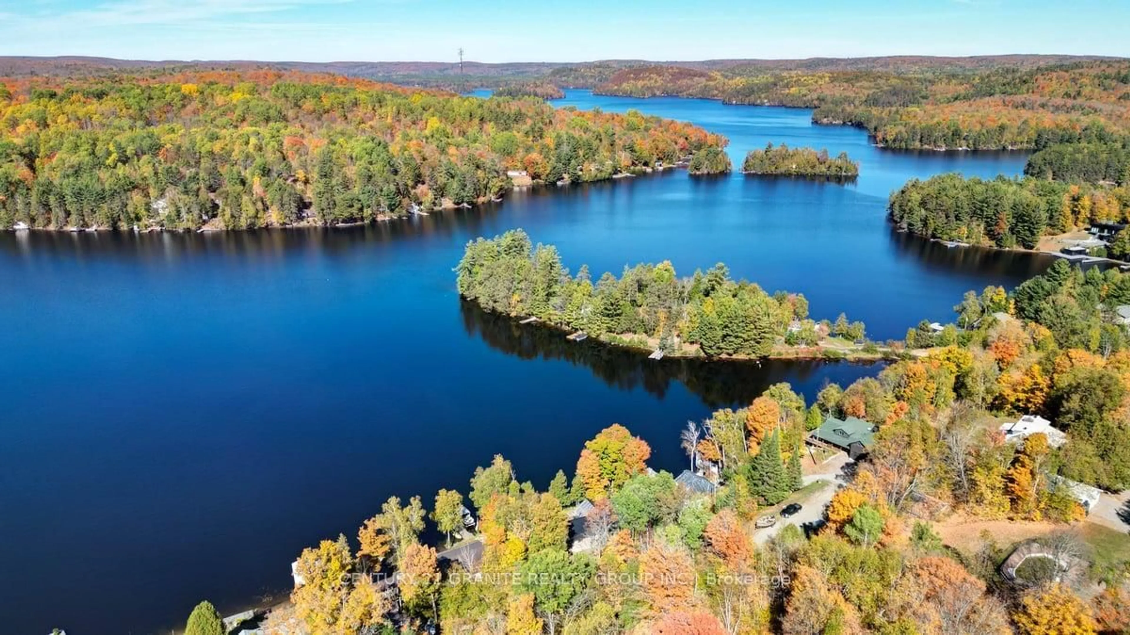 A pic from outside/outdoor area/front of a property/back of a property/a pic from drone, water/lake/river/ocean view for 75 Martin Rd, Bancroft Ontario K0L 1C0