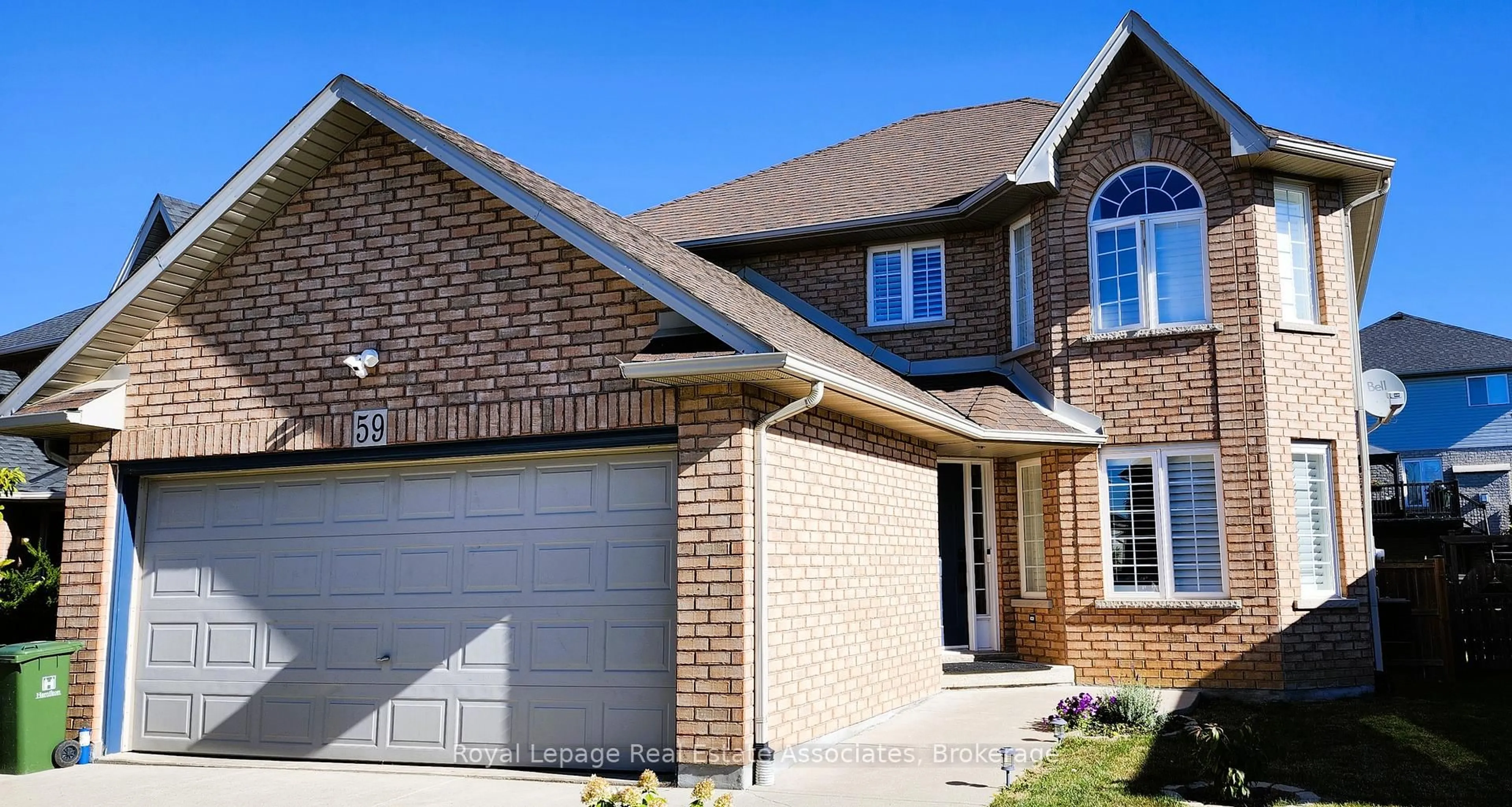 Home with brick exterior material, street for 59 Solsbury Cres, Hamilton Ontario L0R 1W0