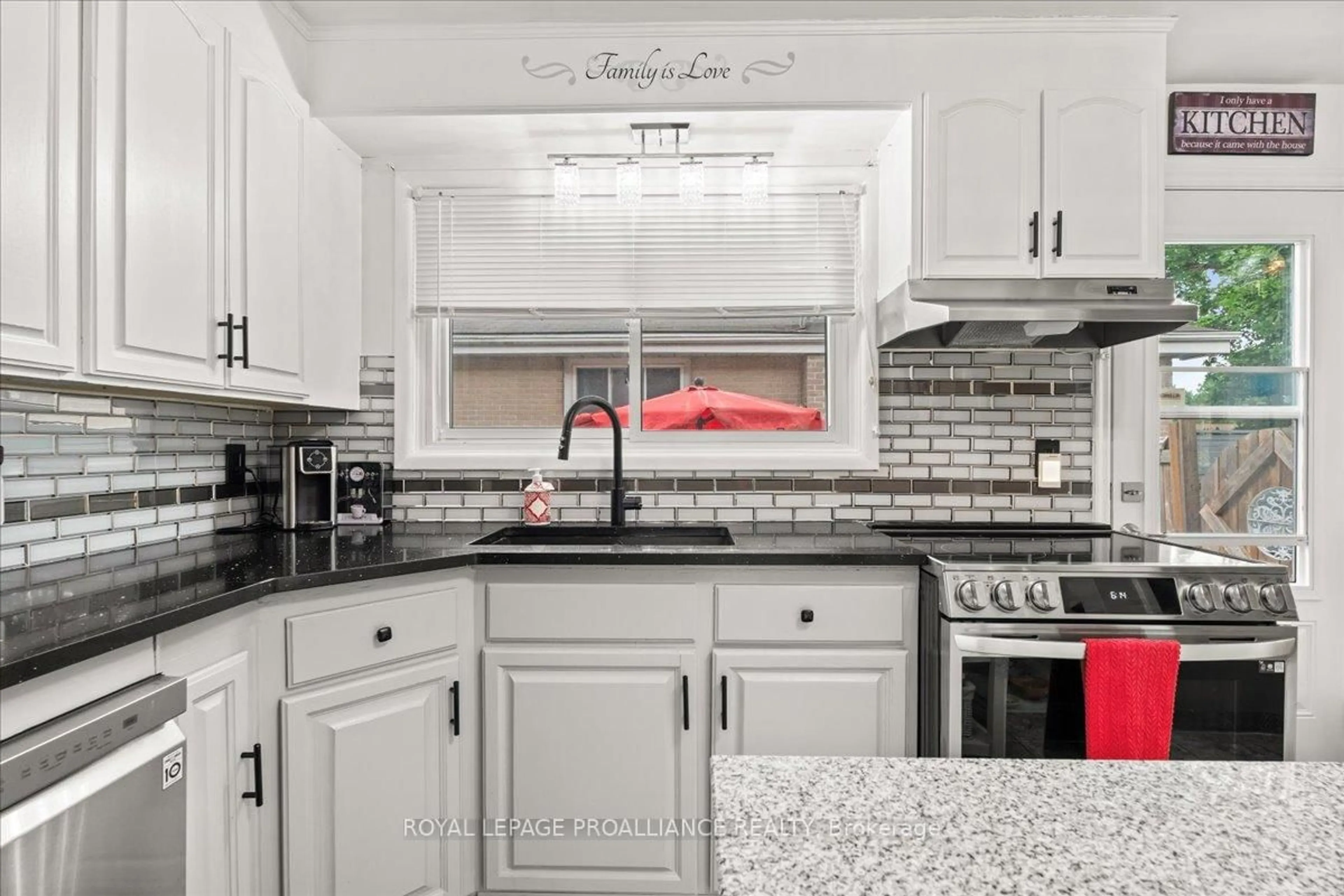 Contemporary kitchen, ceramic/tile floor for 23 Alfred Dr, Belleville Ontario K8N 4M6
