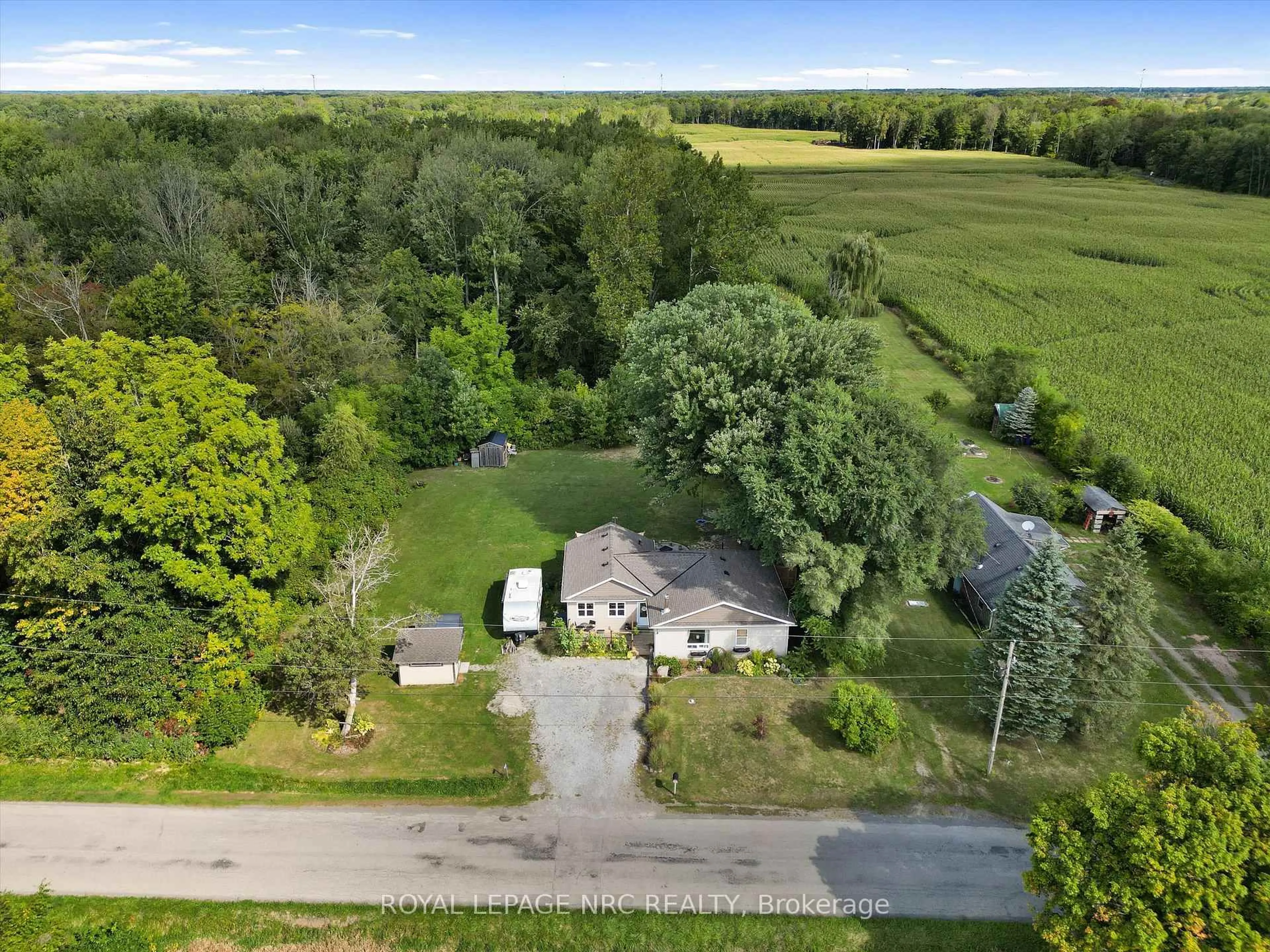 A pic from outside/outdoor area/front of a property/back of a property/a pic from drone, unknown for 53170 Willford Rd, Wainfleet Ontario L0S 1S0