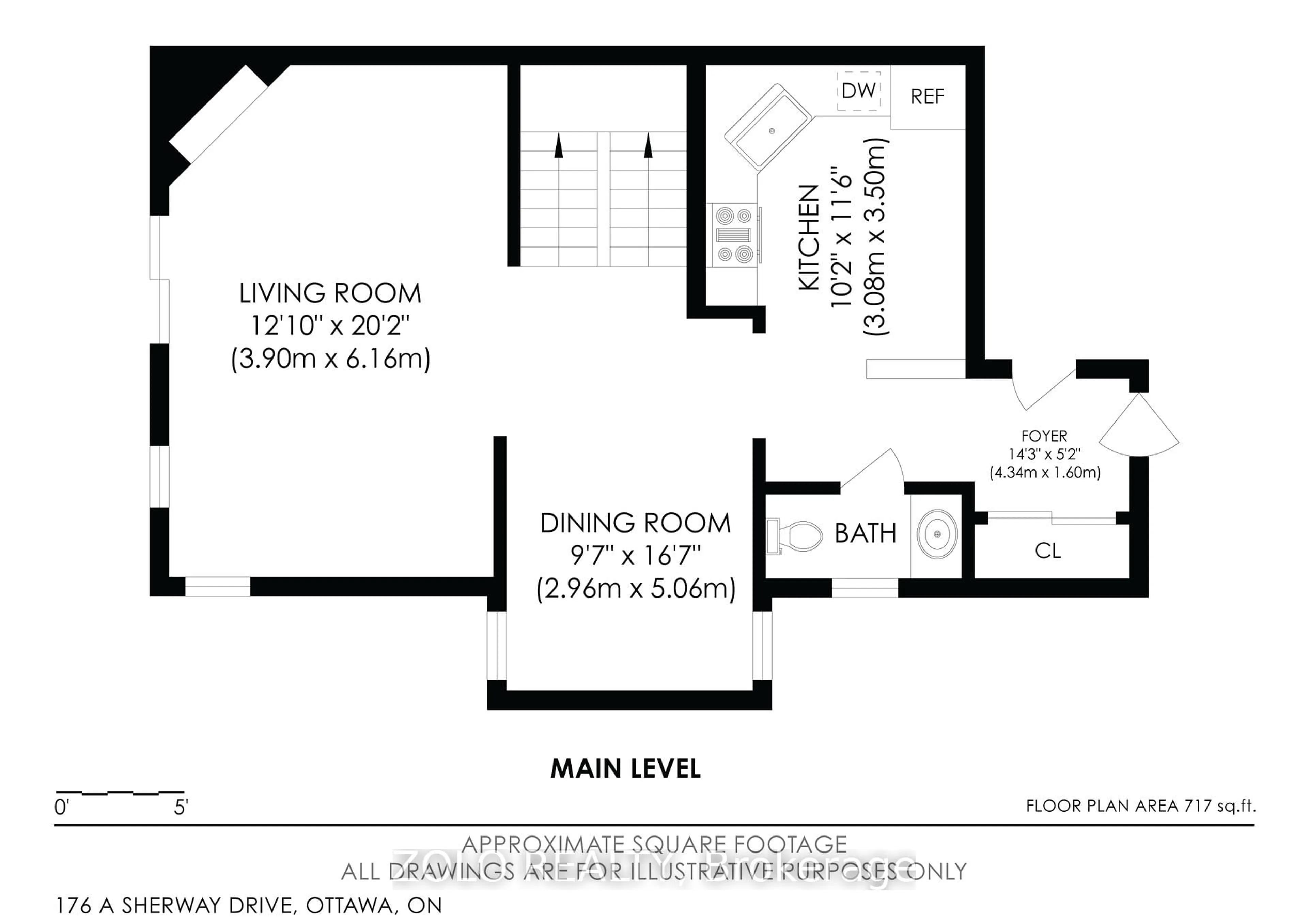 Floor plan for 176A Sherway Dr, Barrhaven Ontario K2J 1W7