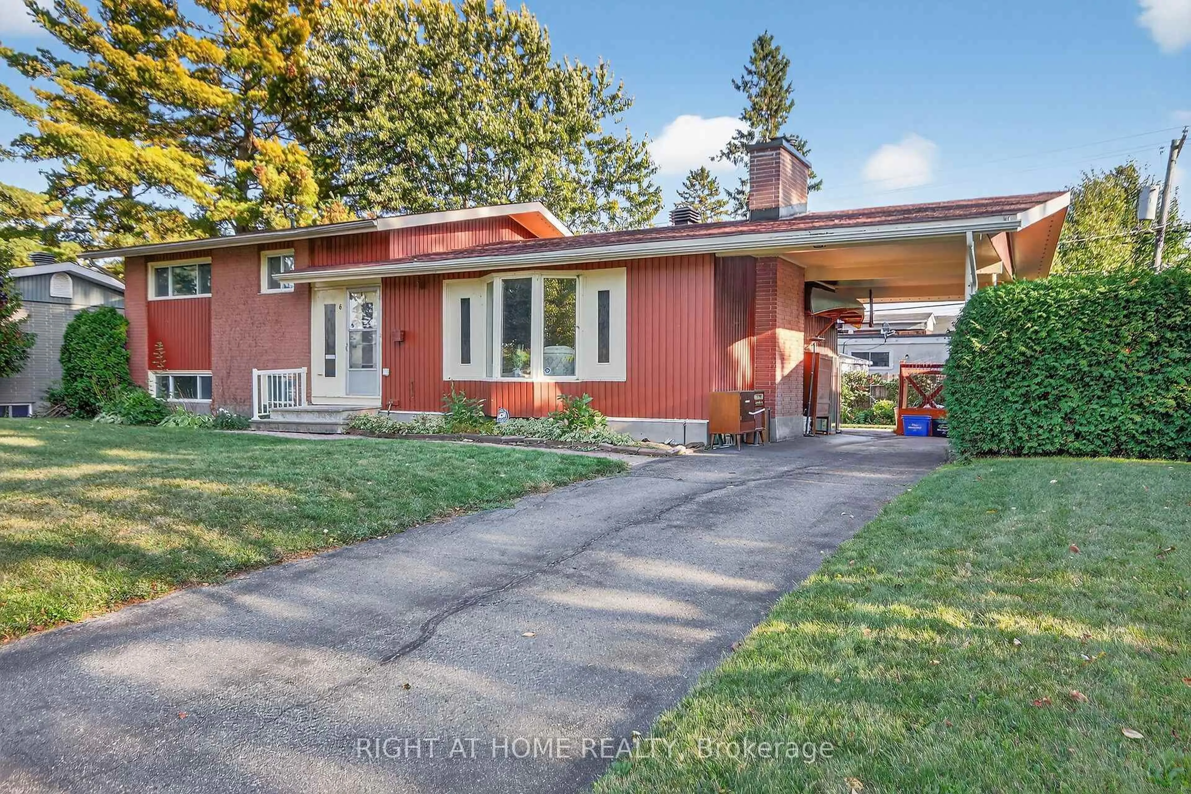 Home with brick exterior material, street for 6 Higwood Dr, Ottawa Ontario K2E 5K7