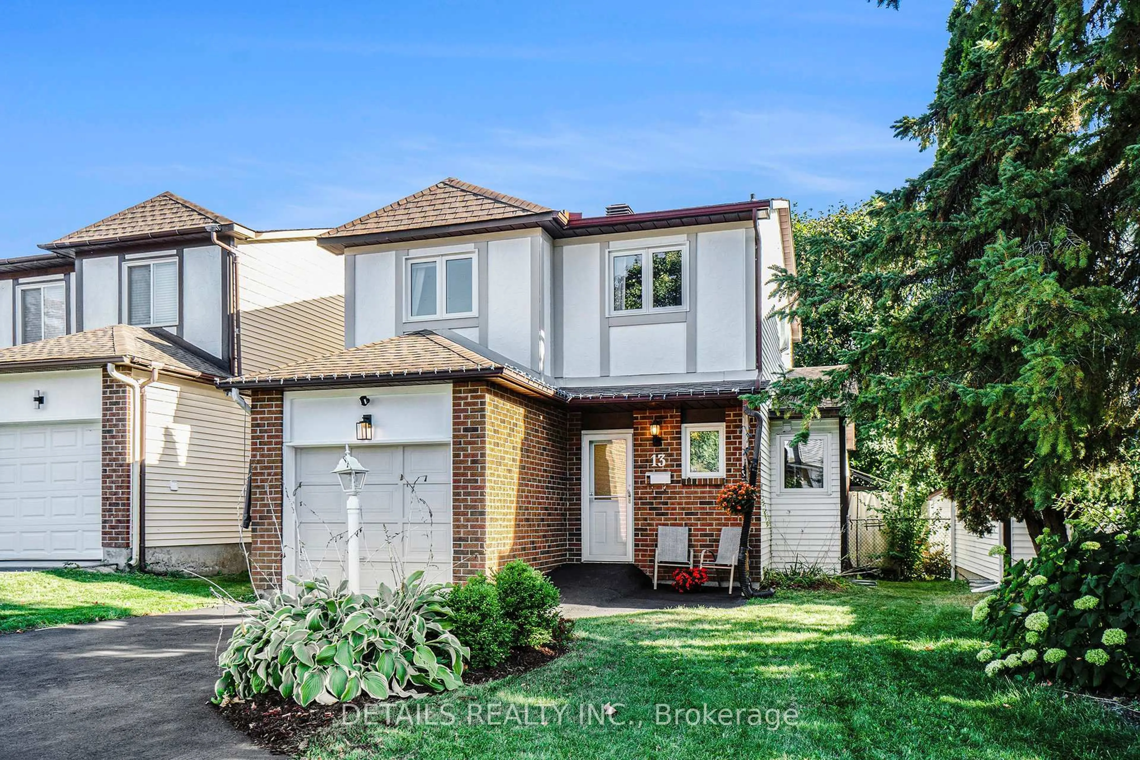 Home with brick exterior material, street for 13 Willowview Way, Ottawa Ontario K2J 2P7
