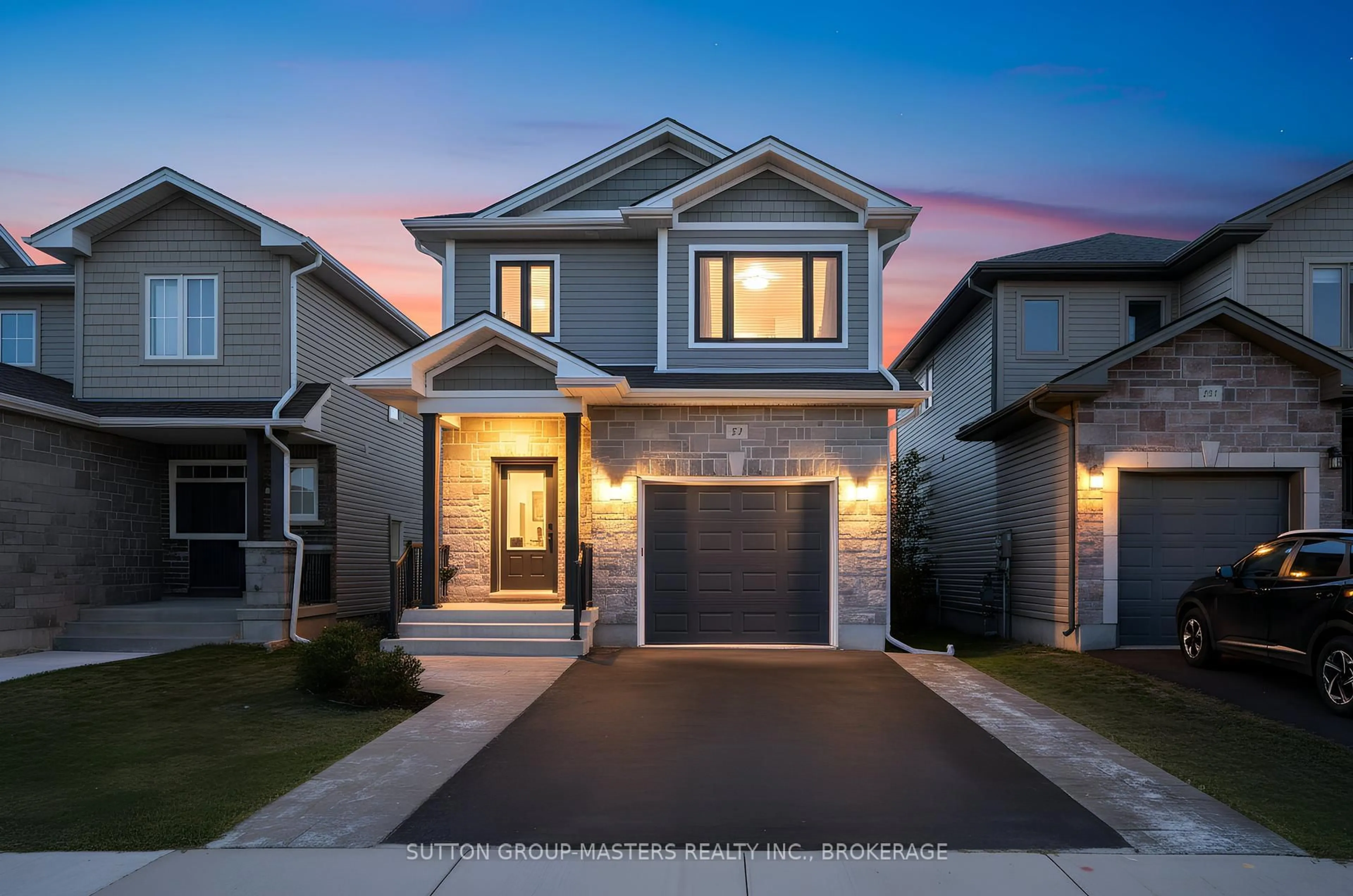 Home with vinyl exterior material, street for 217 Holden St, Kingston Ontario K7P 0L1