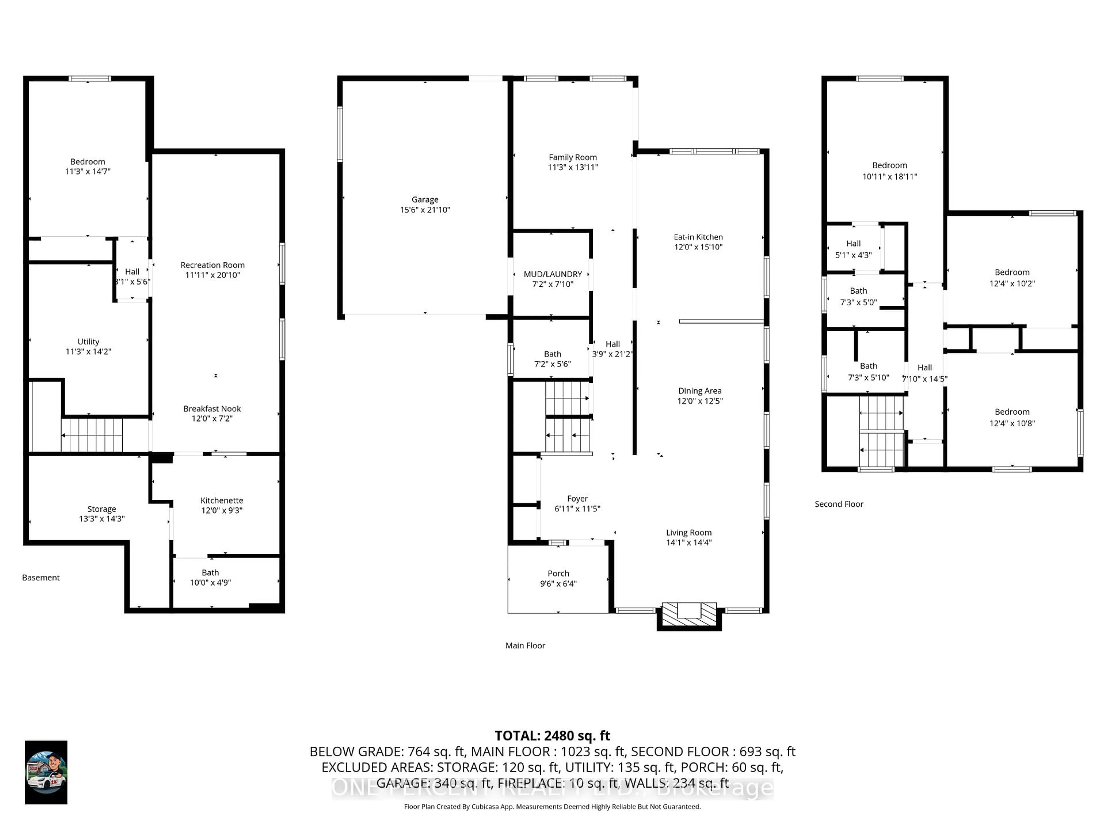 Floor plan for 515 1 St, Owen Sound Ontario N4K 6C4