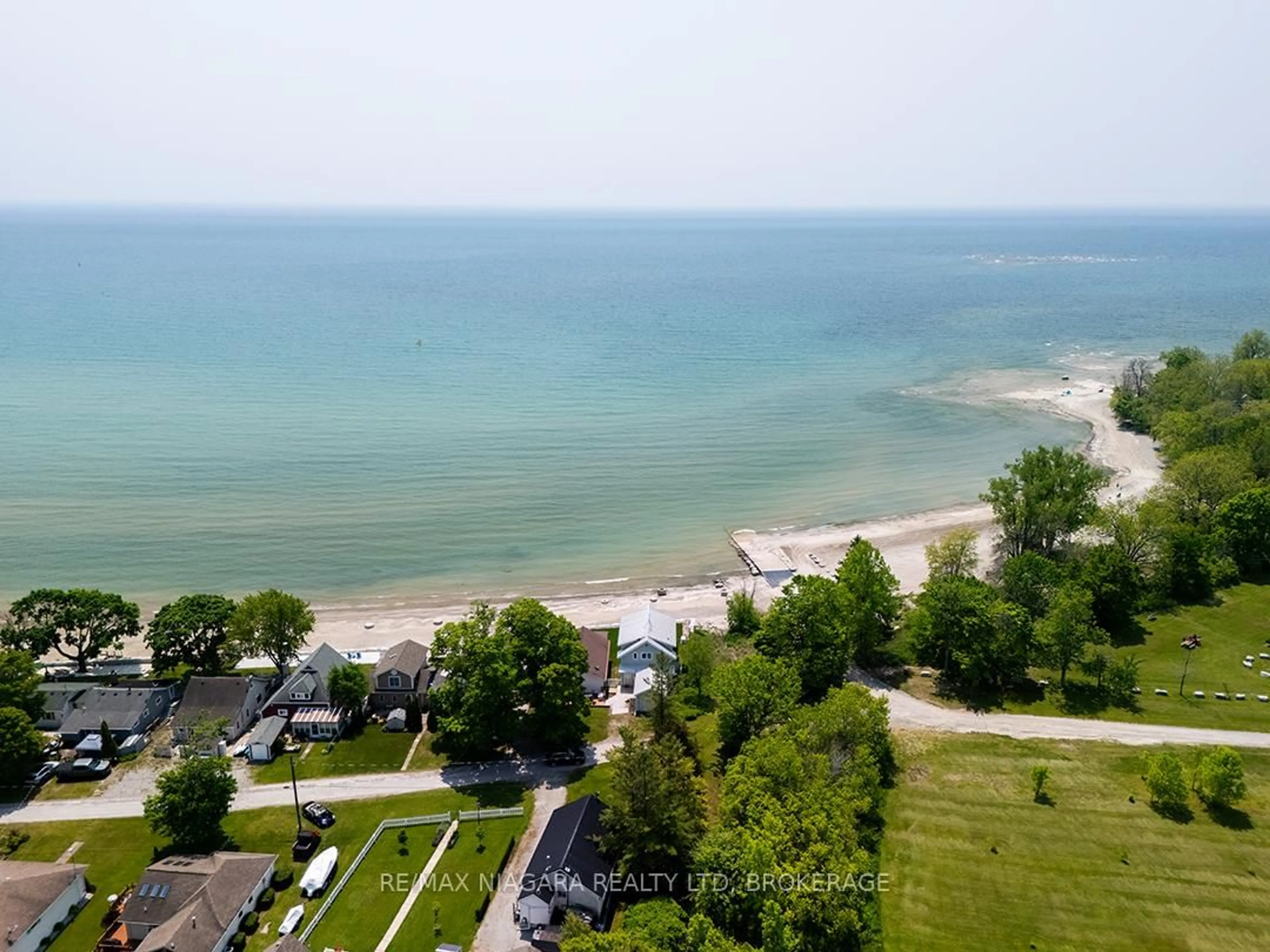 A pic from outside/outdoor area/front of a property/back of a property/a pic from drone, water/lake/river/ocean view for 12895 Old Lakeshore Rd, Wainfleet Ontario L0S 1V0