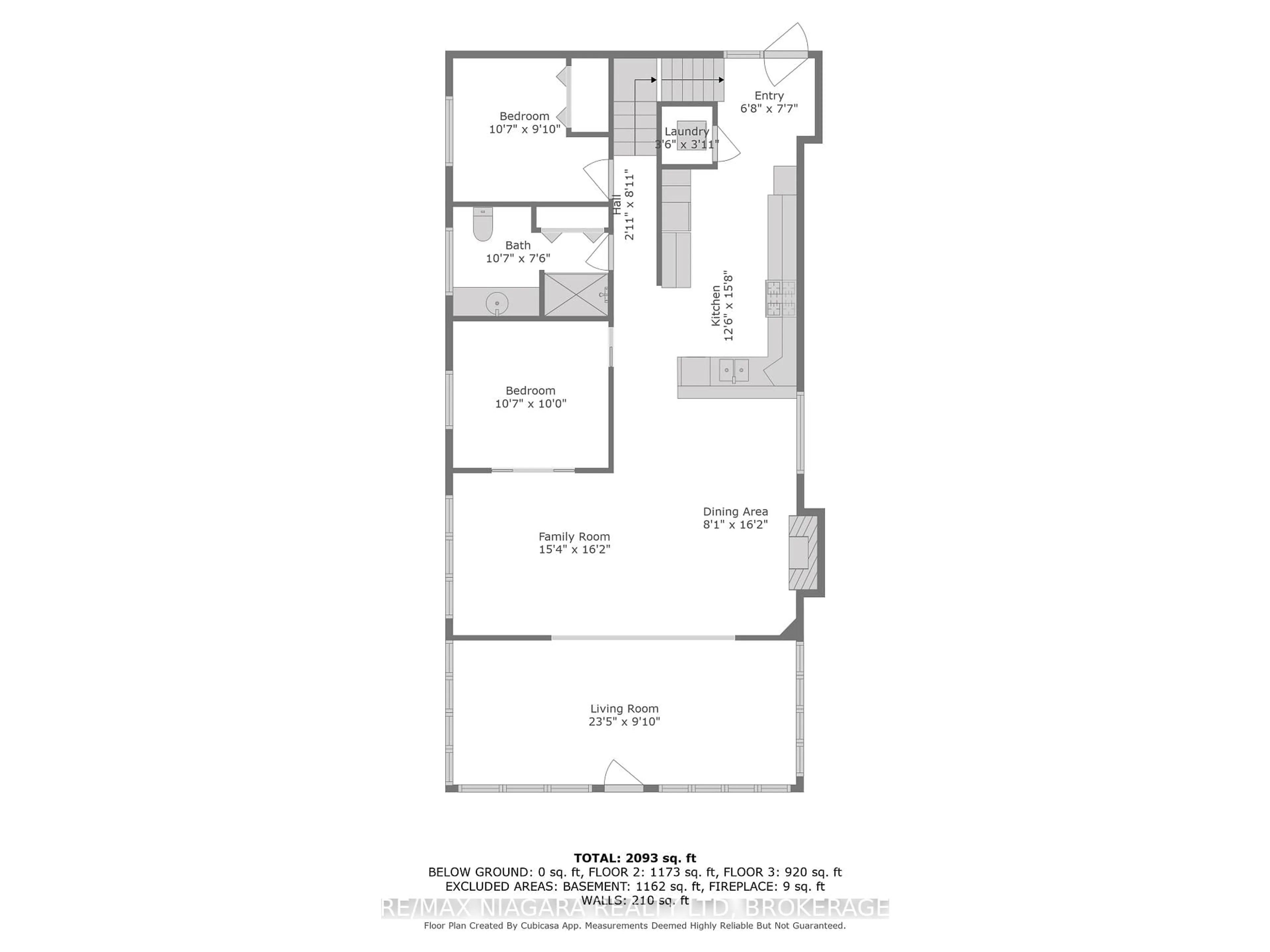 Floor plan for 12895 Old Lakeshore Rd, Wainfleet Ontario L0S 1V0