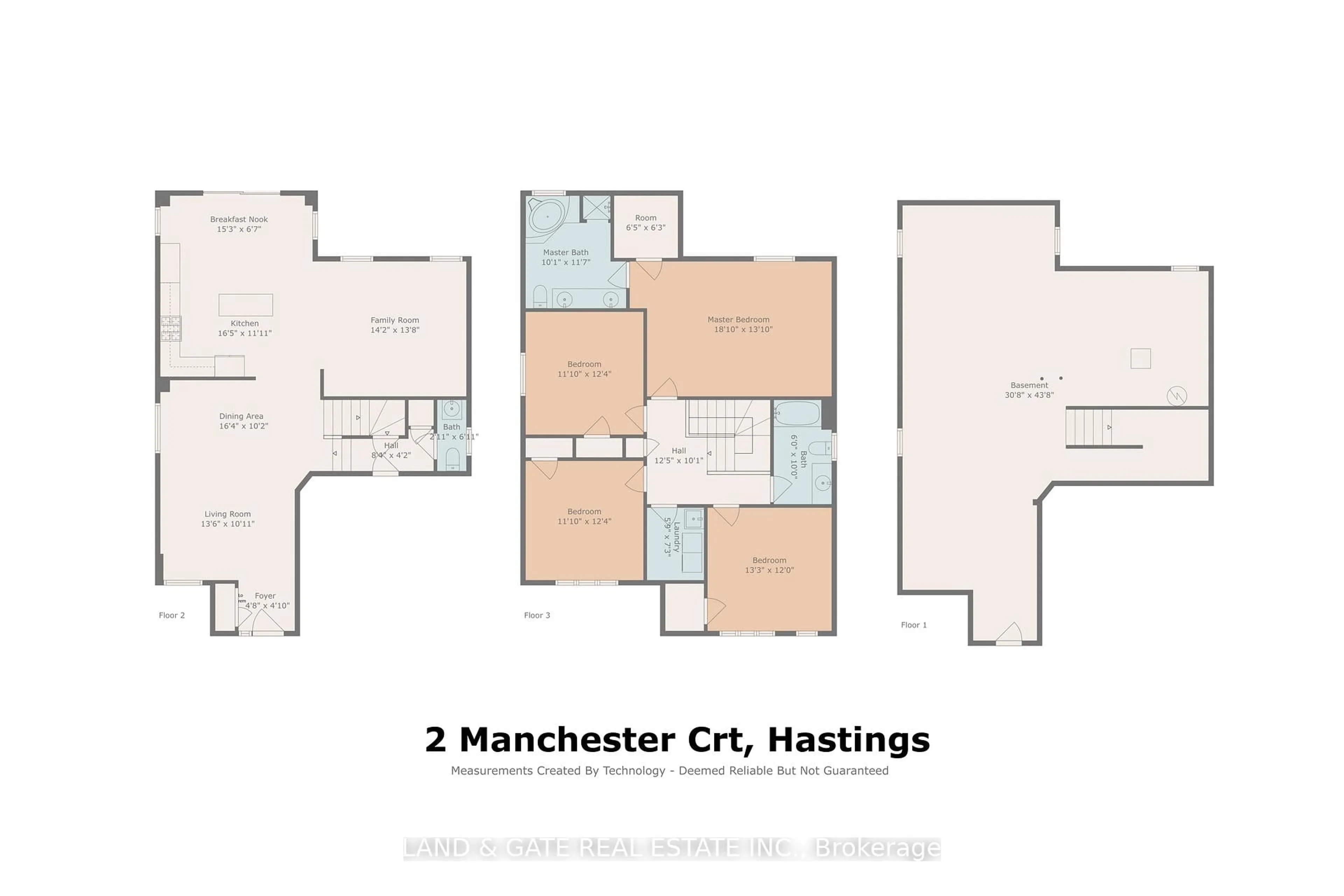 Floor plan for 2 Manchester Crt, Trent Hills Ontario K0L 1Y0