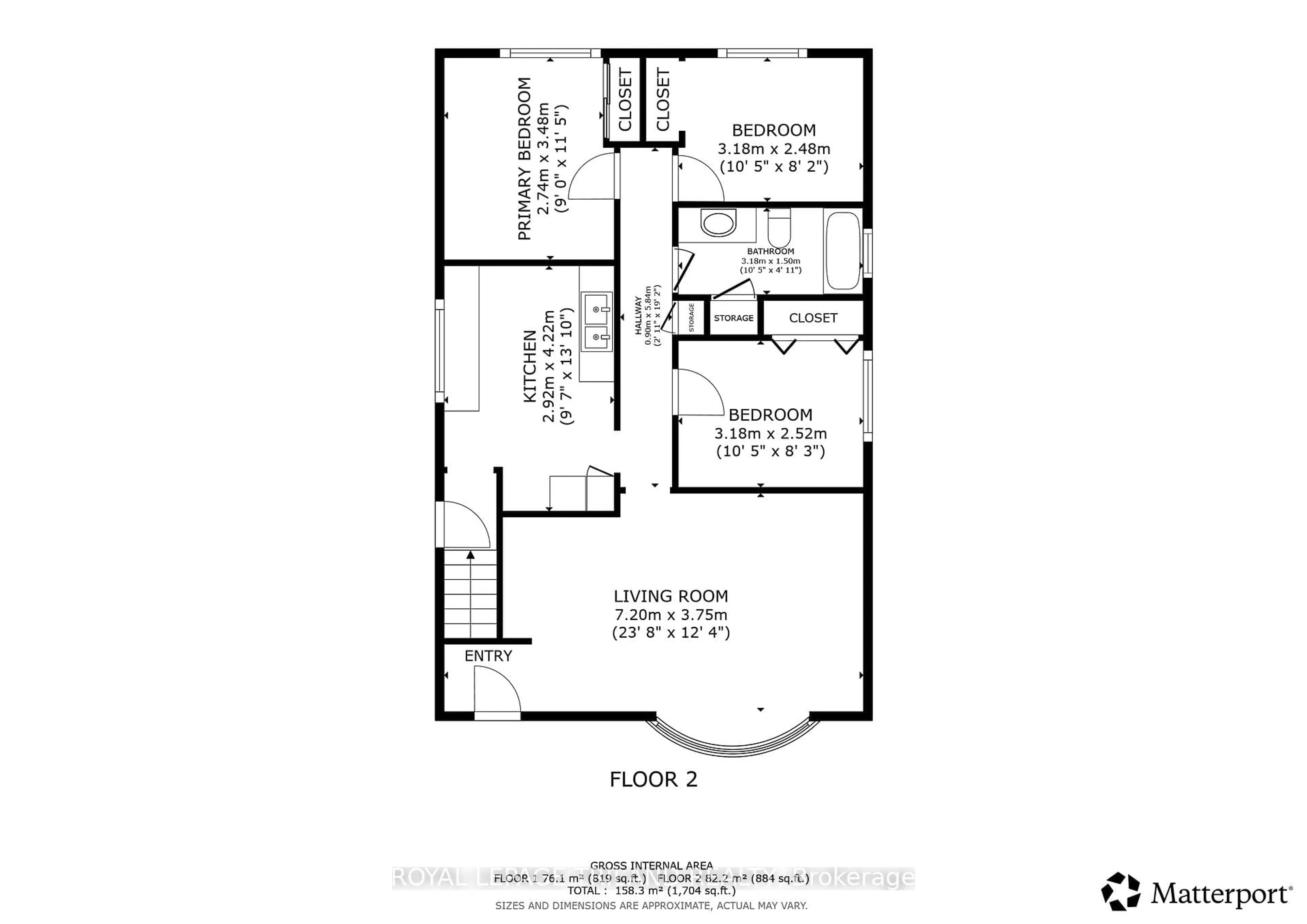 Floor plan for 170 Pawnee Rd, London East Ontario N5V 2S8