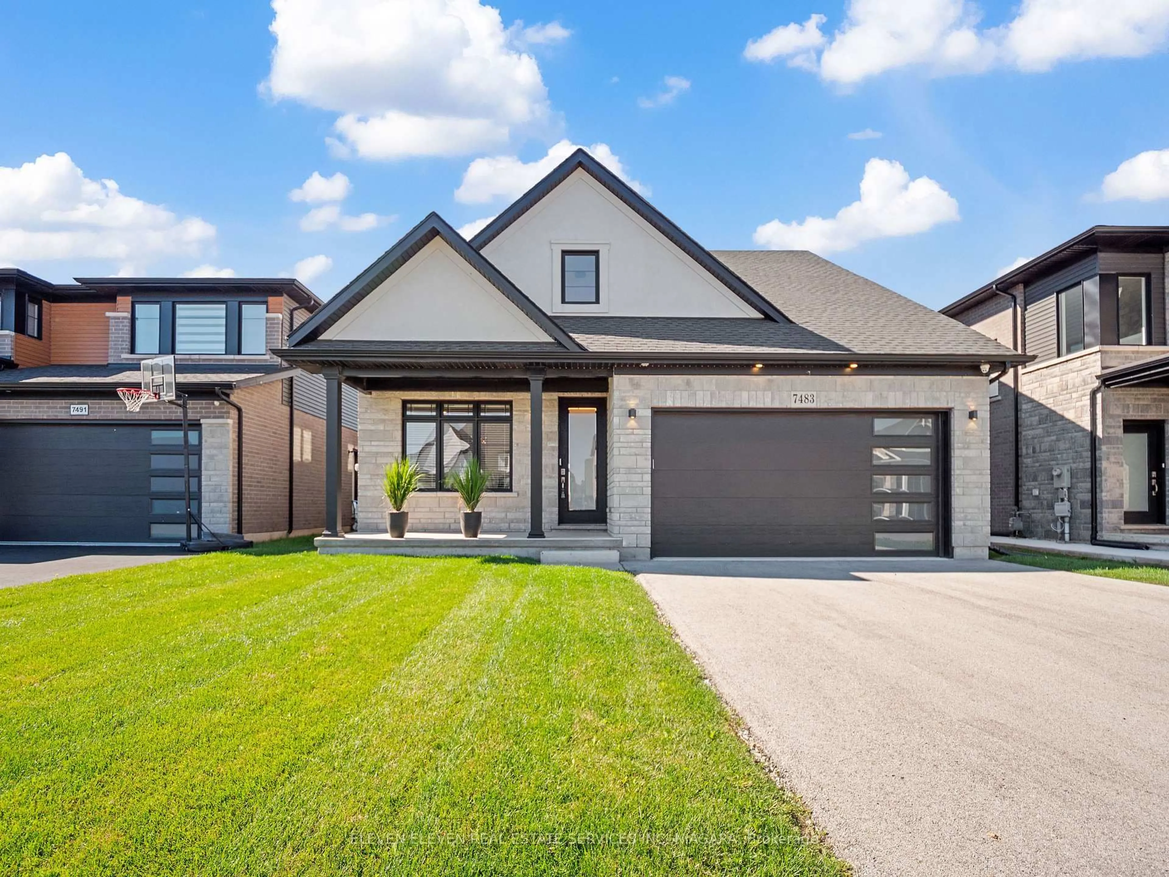 Home with brick exterior material, street for 7483 Sherrilee Cres, Niagara Falls Ontario L2H 3T4
