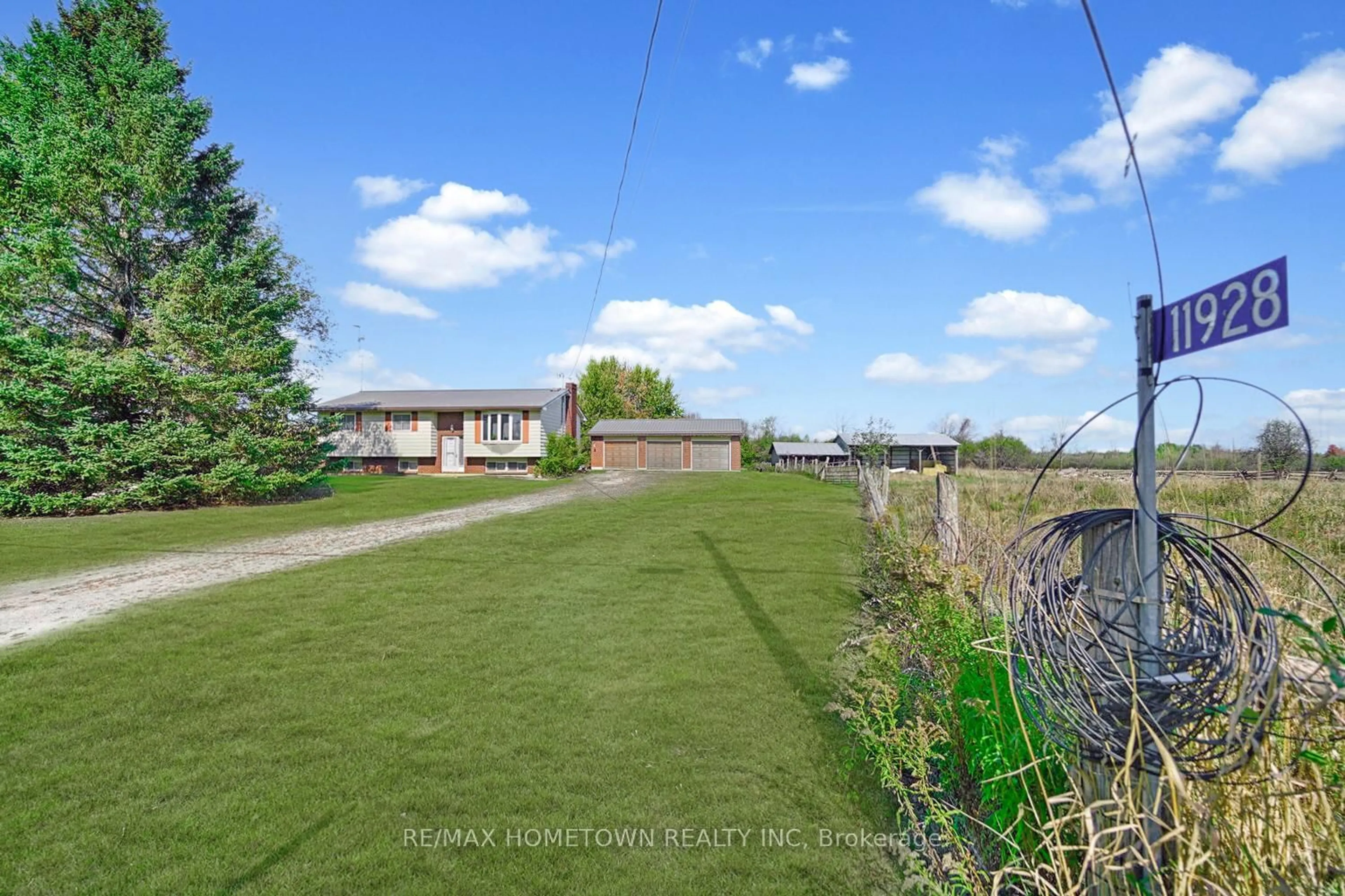 A pic from outside/outdoor area/front of a property/back of a property/a pic from drone, water/lake/river/ocean view for 11928 Rocksprings Rd, Elizabethtown-Kitley Ontario K0G 1R0