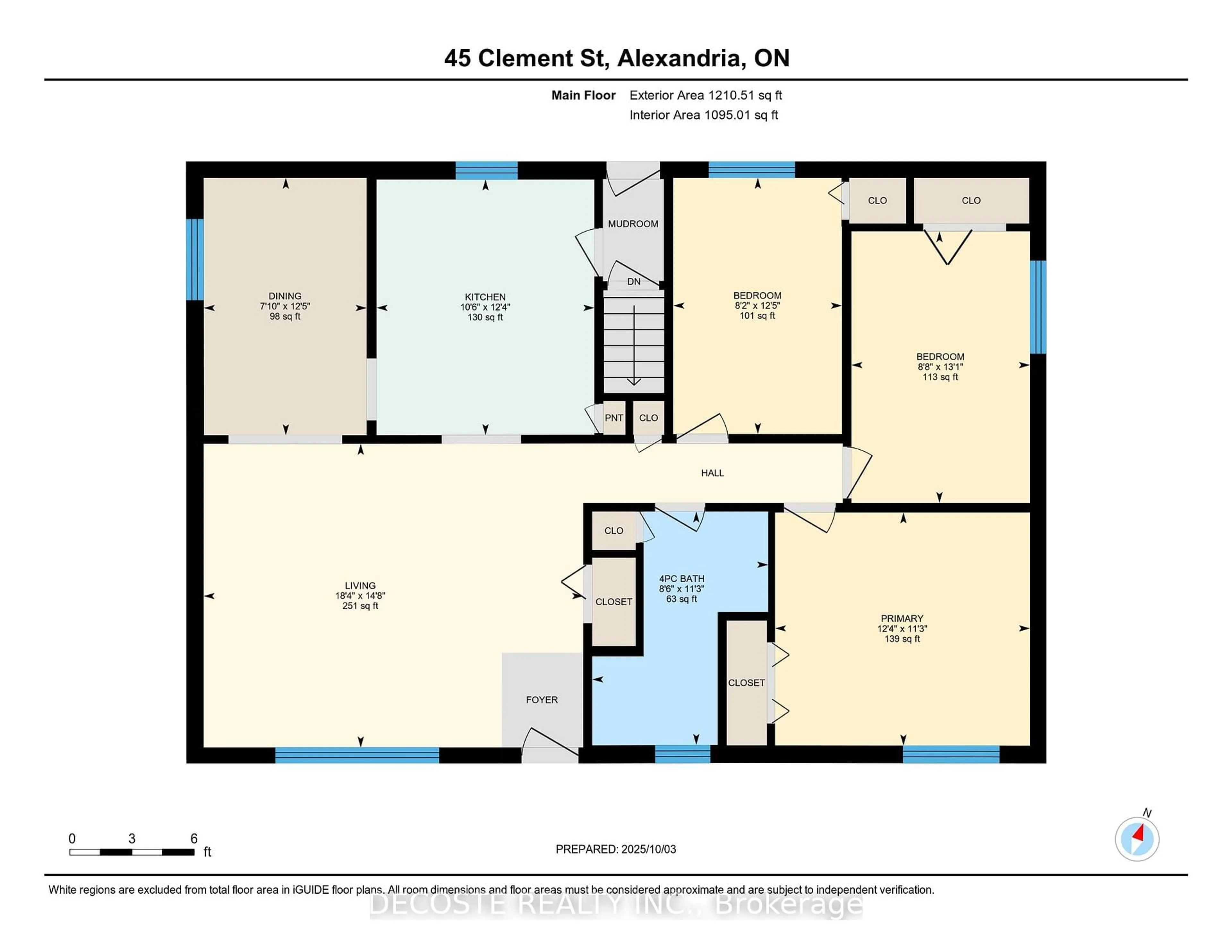 Floor plan for 45 Clement St, North Glengarry Ontario K0C 1A0