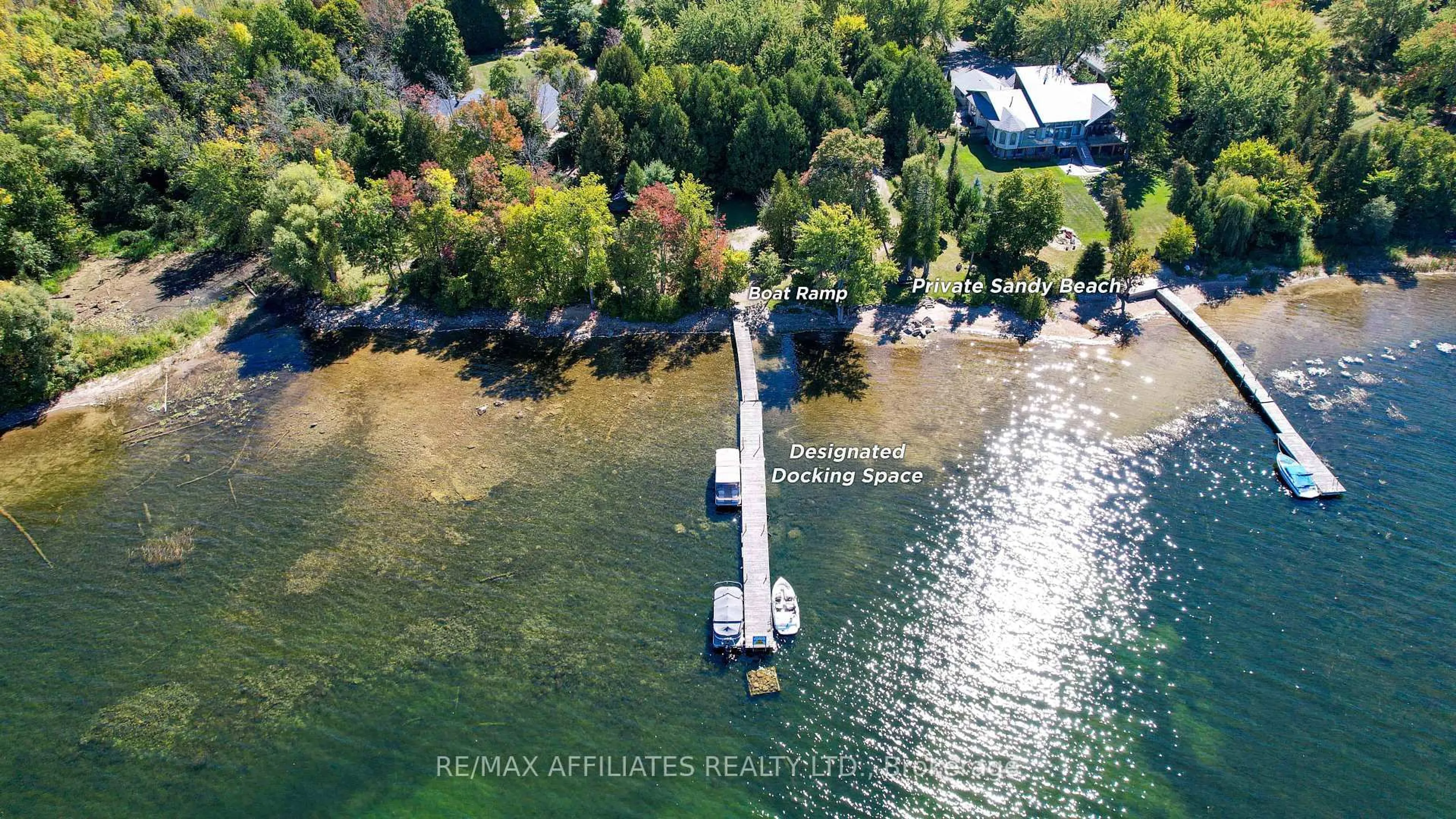 A pic from outside/outdoor area/front of a property/back of a property/a pic from drone, water/lake/river/ocean view for 8 Horace Dr, Rideau Lakes Ontario K0V 1X0