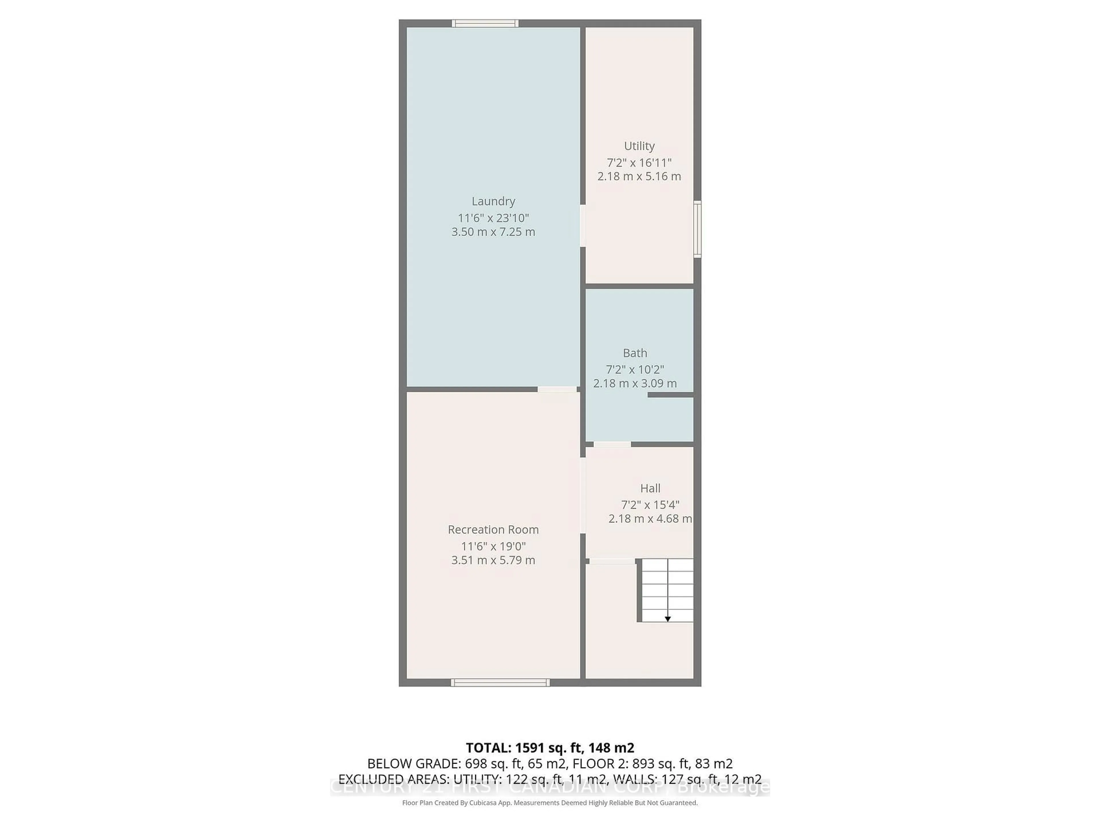 Floor plan for 52 Stokes Rd, St. Thomas Ontario N5R 5W7