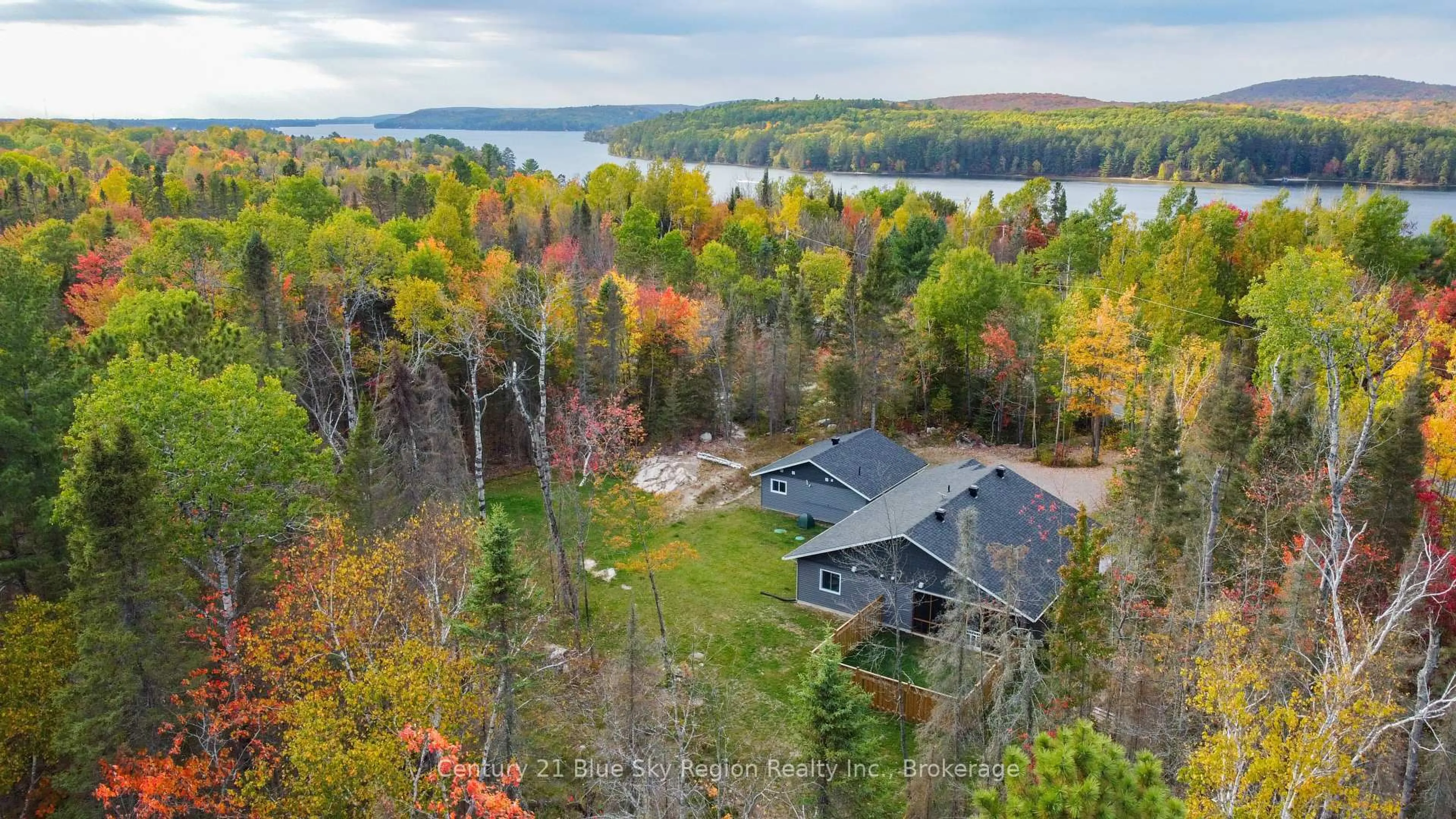 A pic from outside/outdoor area/front of a property/back of a property/a pic from drone, water/lake/river/ocean view for 844 Macpherson Dr, East Ferris Ontario P0H 1K0