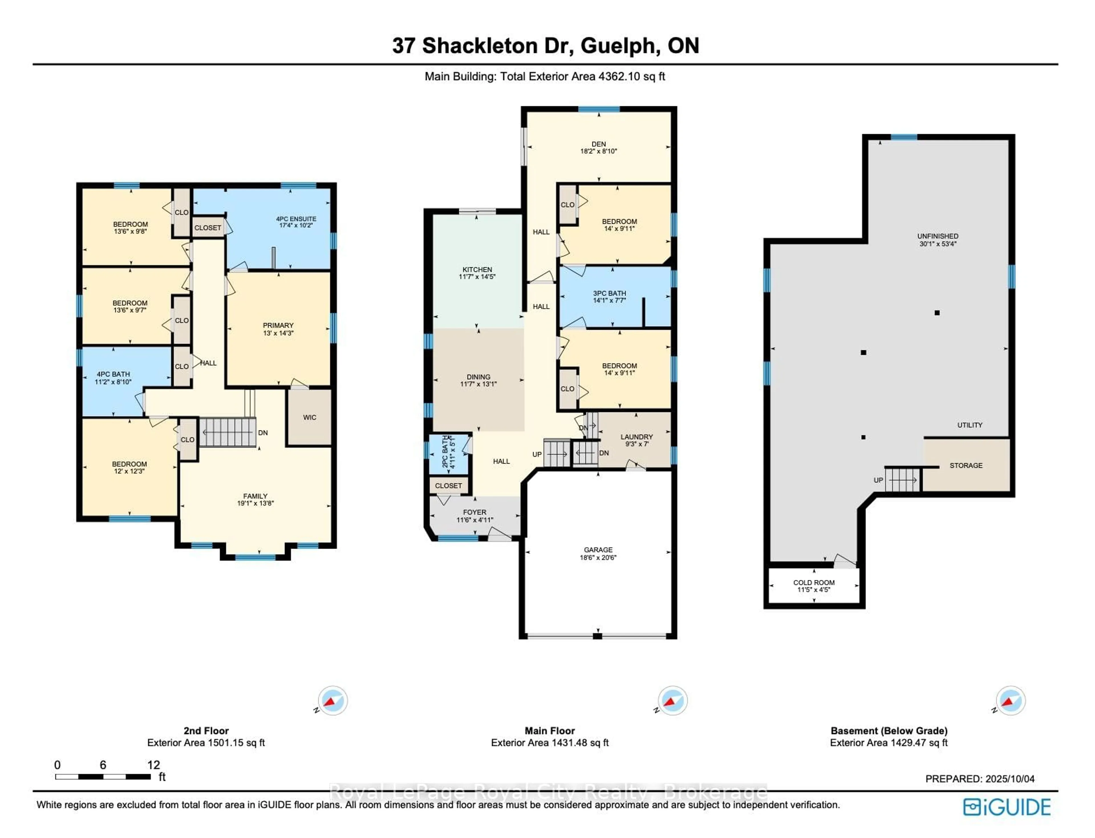 Floor plan for 37 Shackleton Dr, Guelph Ontario N1E 7L3