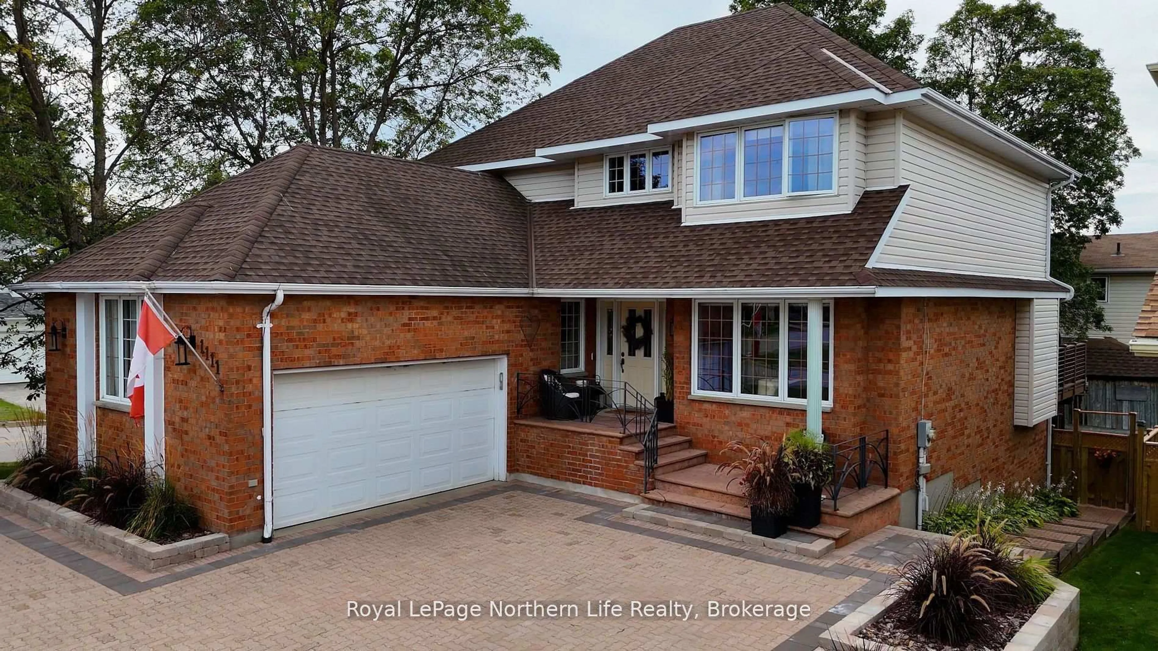 Home with brick exterior material, street for 1111 Lawson St, North Bay Ontario P1B 9H4