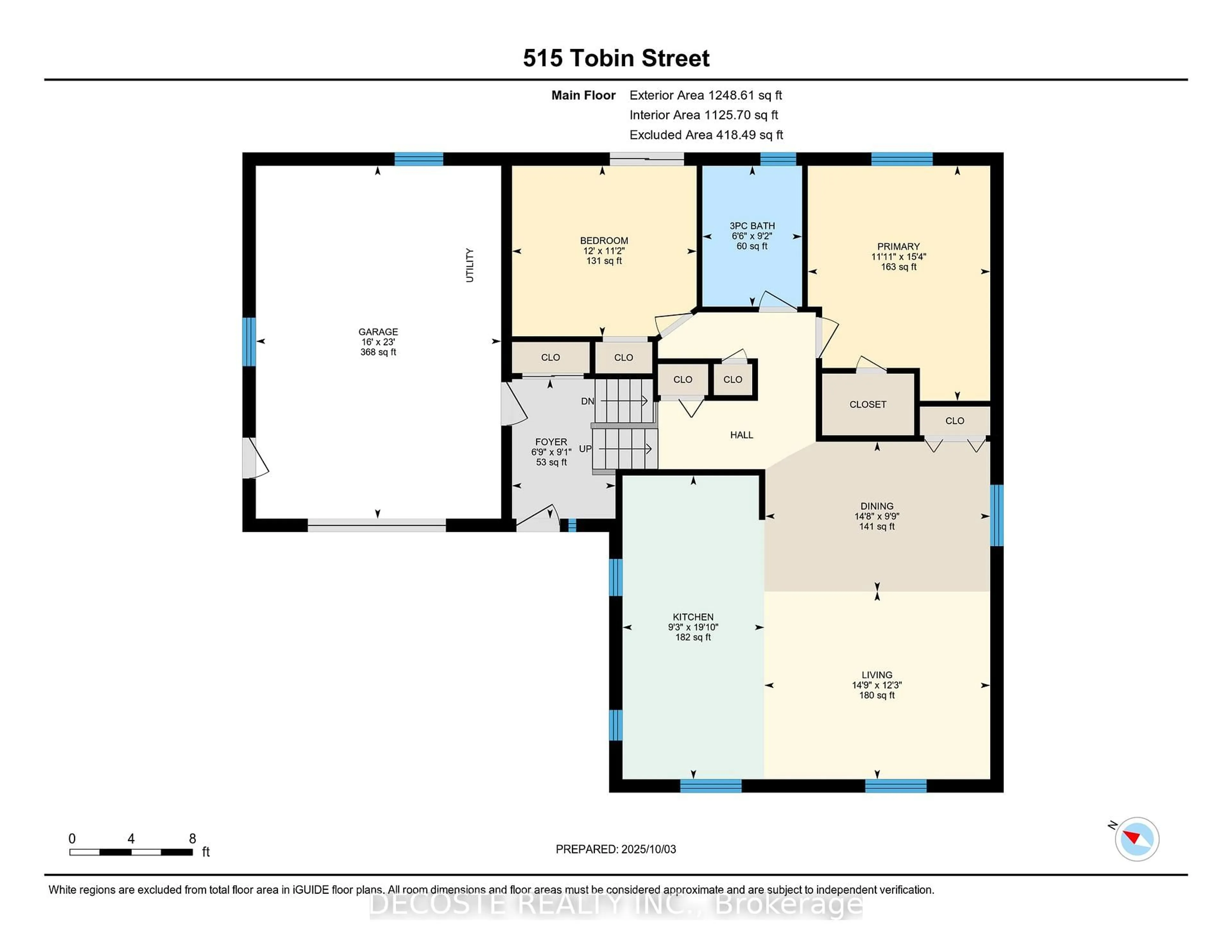Floor plan for 515 Tobin St, North Glengarry Ontario K0C 1A0