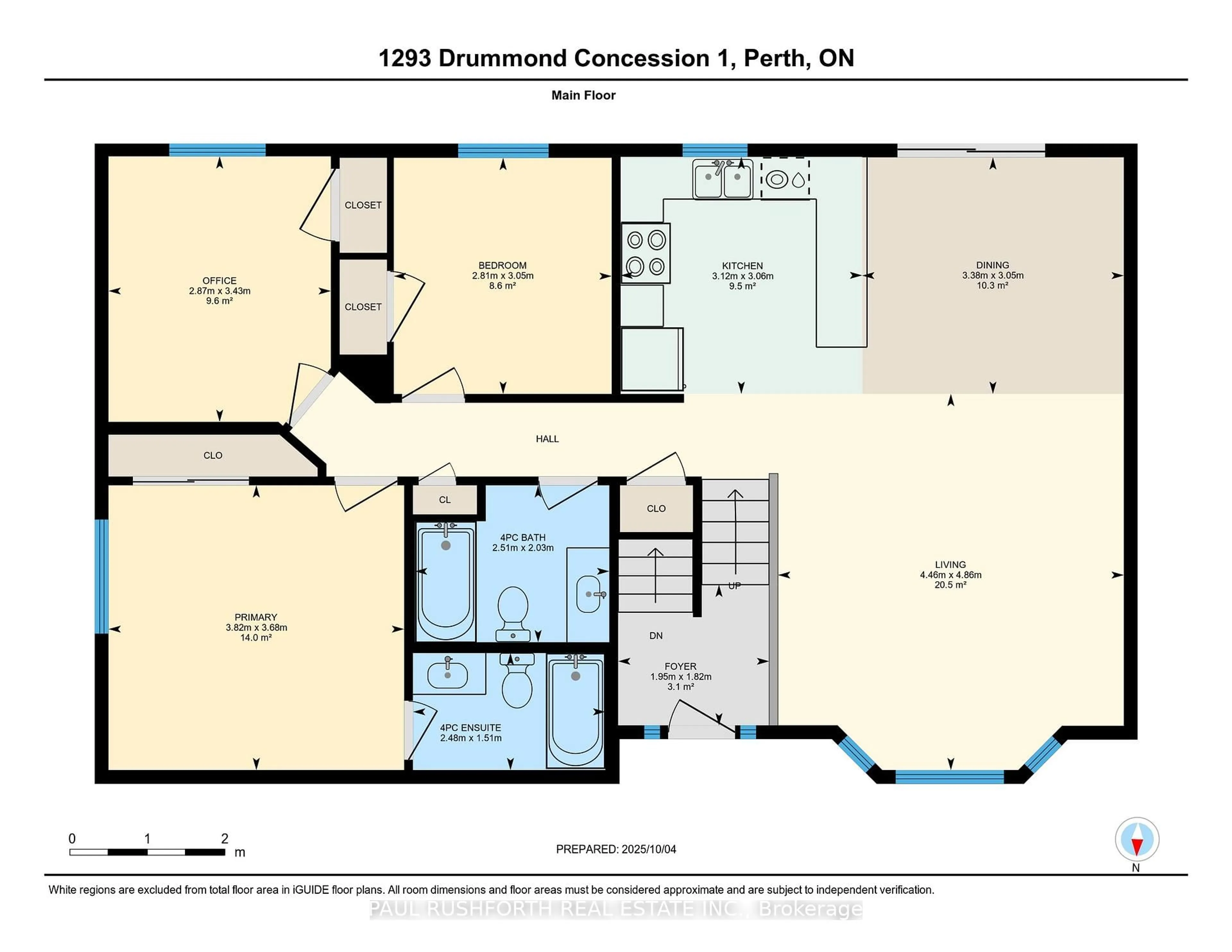 Floor plan for 1293 Drummond 1 Concession, Perth Ontario K7H 3C3