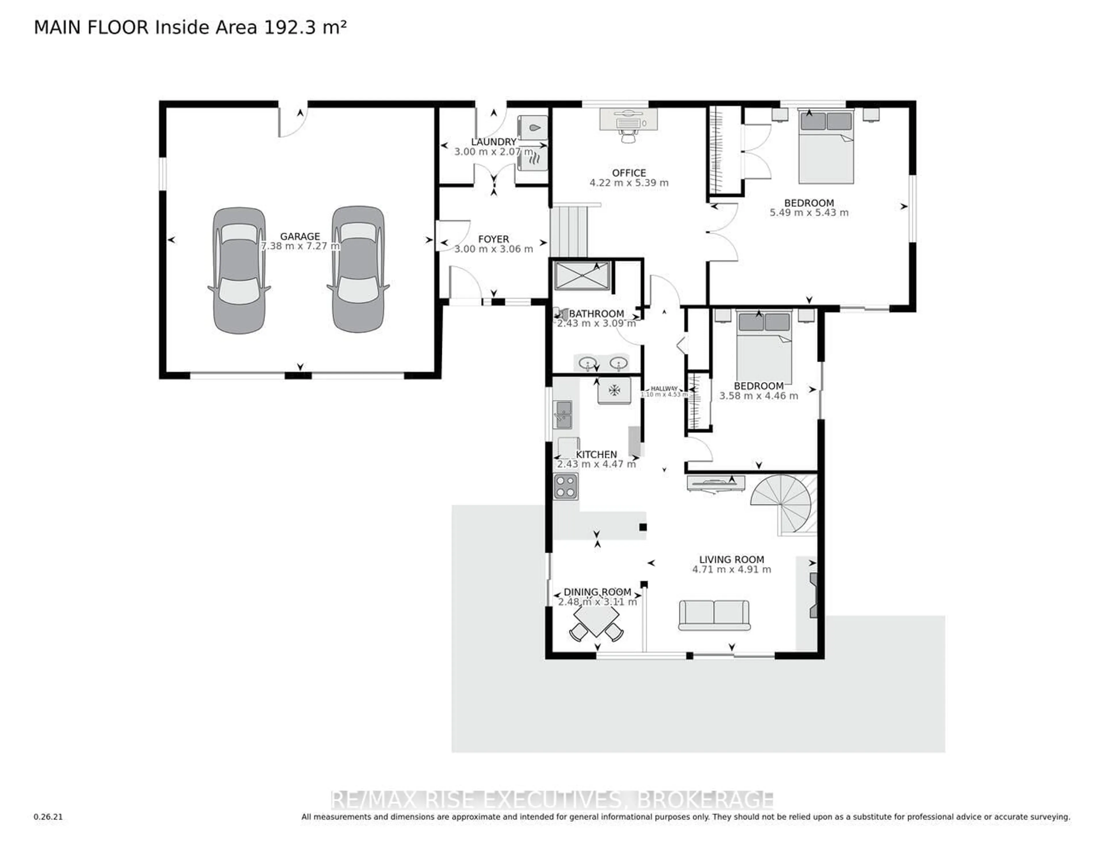 Floor plan for 1578 County Road 2, Rideau Lakes Ontario K0E 1T0