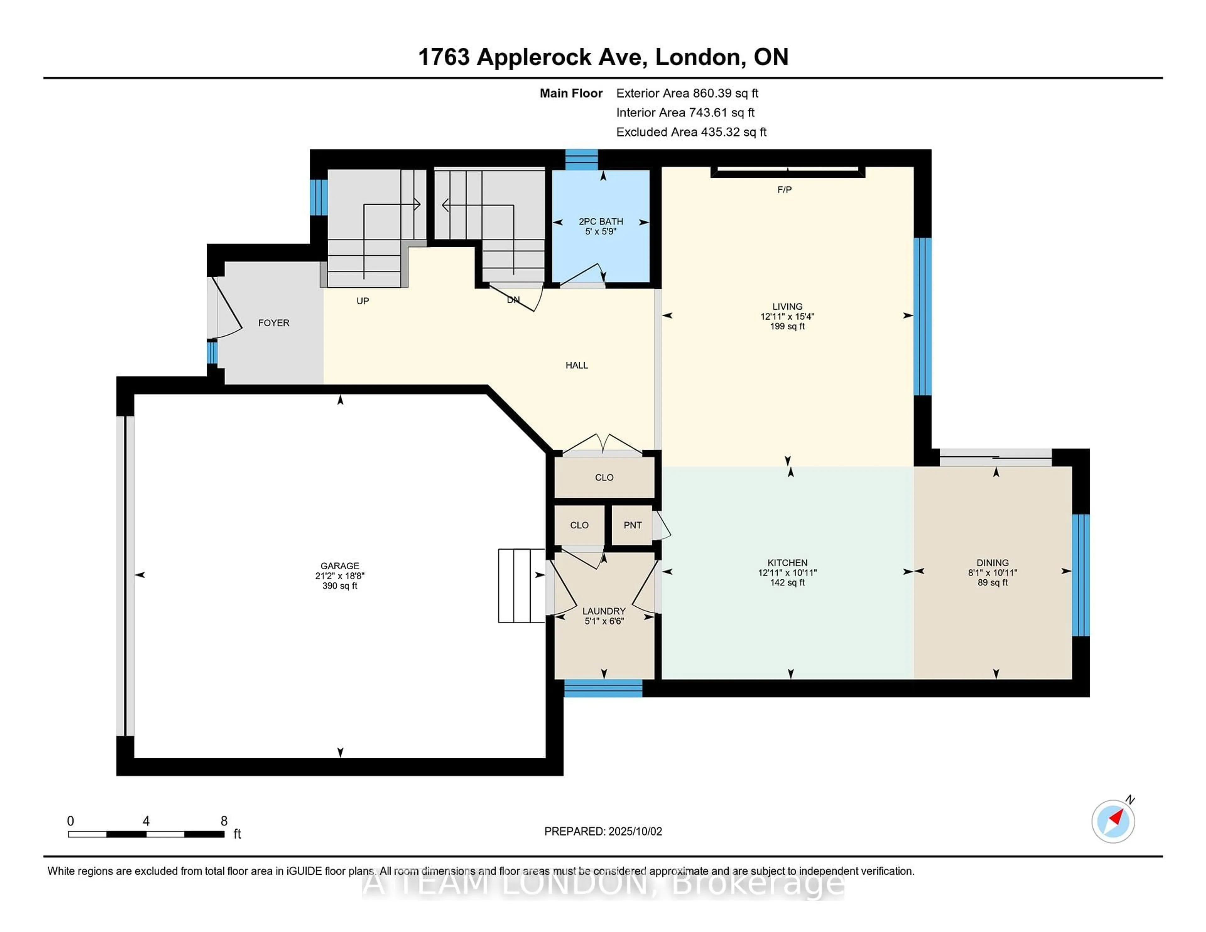 Floor plan for 1763 Applerock Ave, London North Ontario N6G 0X7