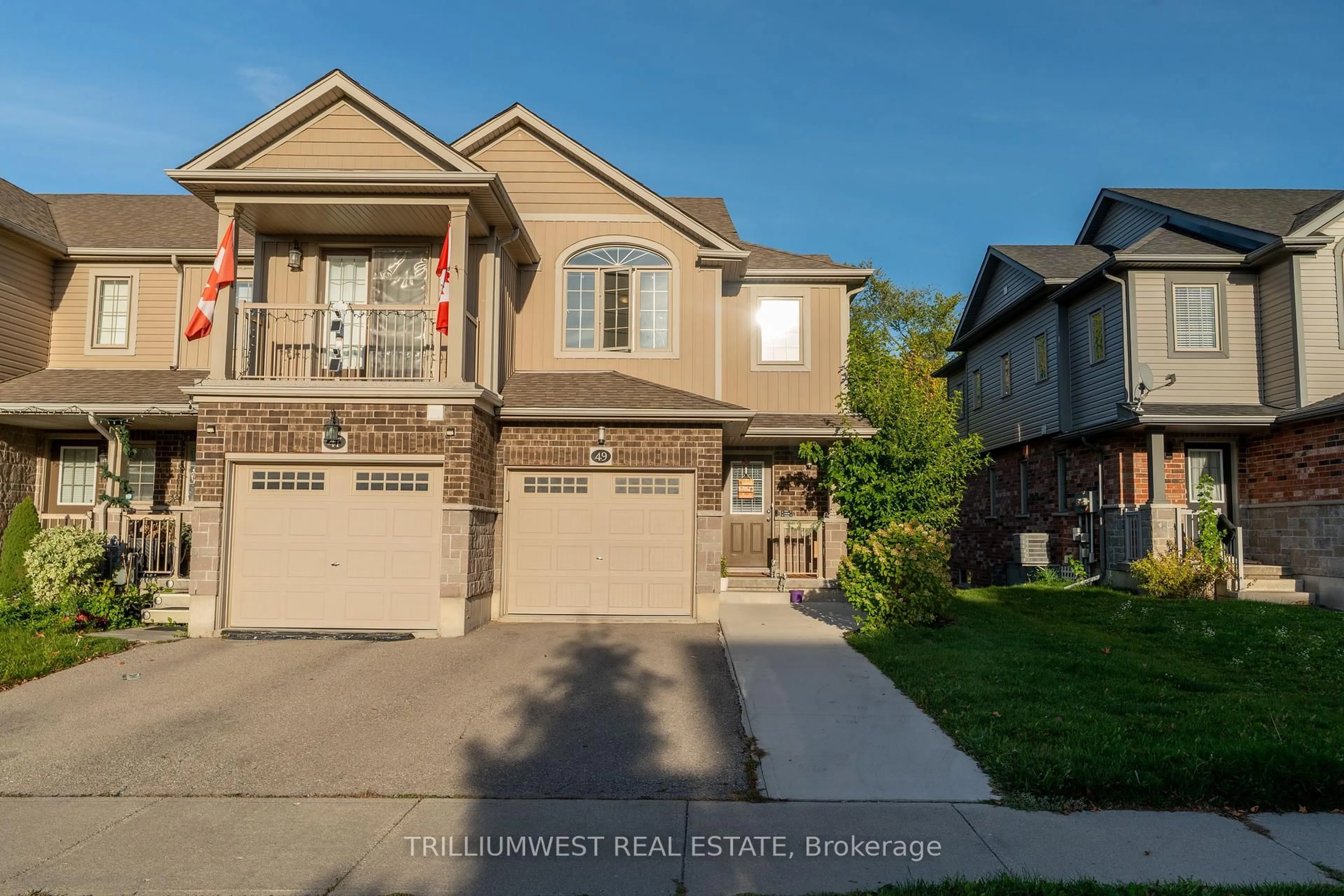 Home with brick exterior material, street for 49 Meadowridge St, Kitchener Ontario N2P 0E2