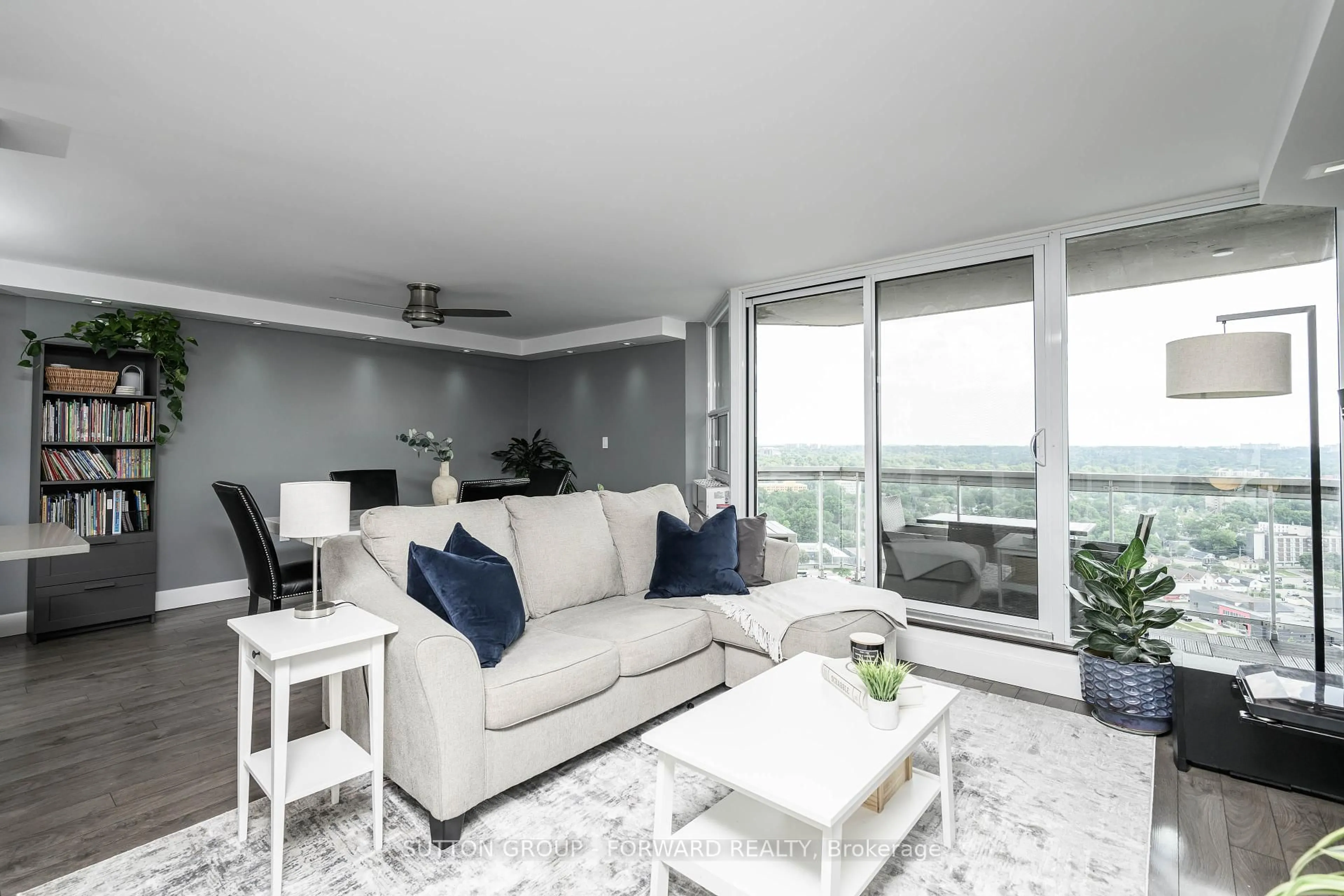 Living room with furniture, unknown for 323 Colborne St #2701, London East Ontario N6B 3N8