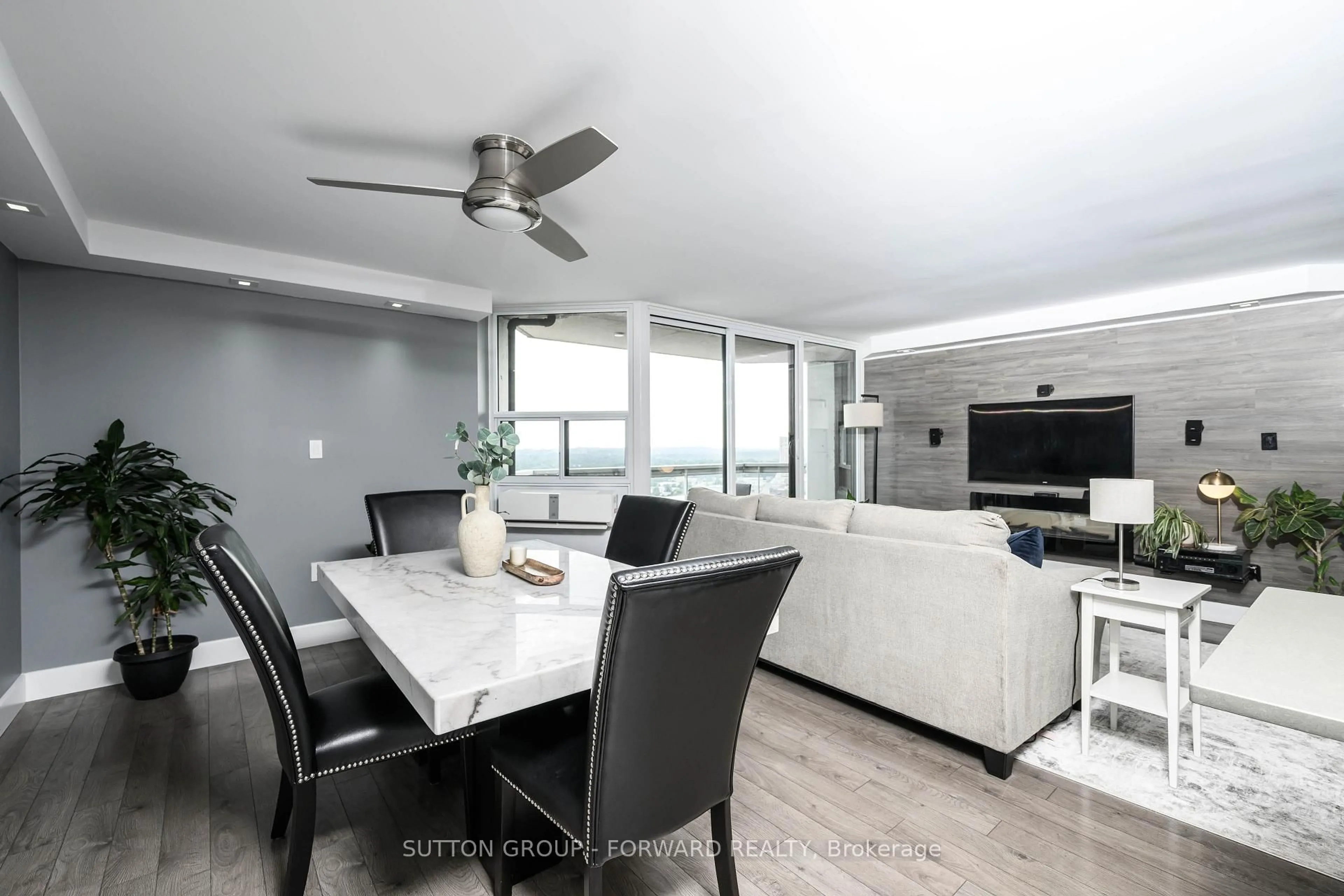 Living room with furniture, unknown for 323 Colborne St #2701, London East Ontario N6B 3N8