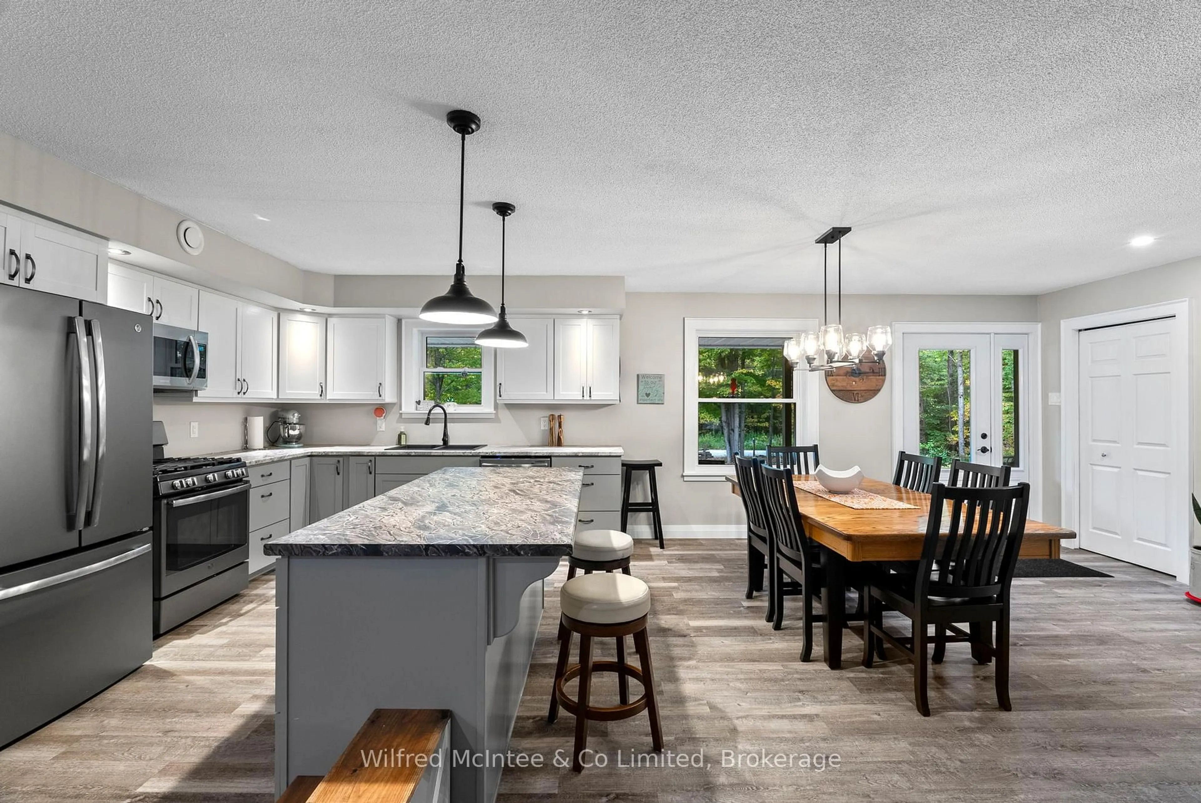 Open concept kitchen, ceramic/tile floor for 442289 Concession 21, Georgian Bluffs Ontario N0H 2T0