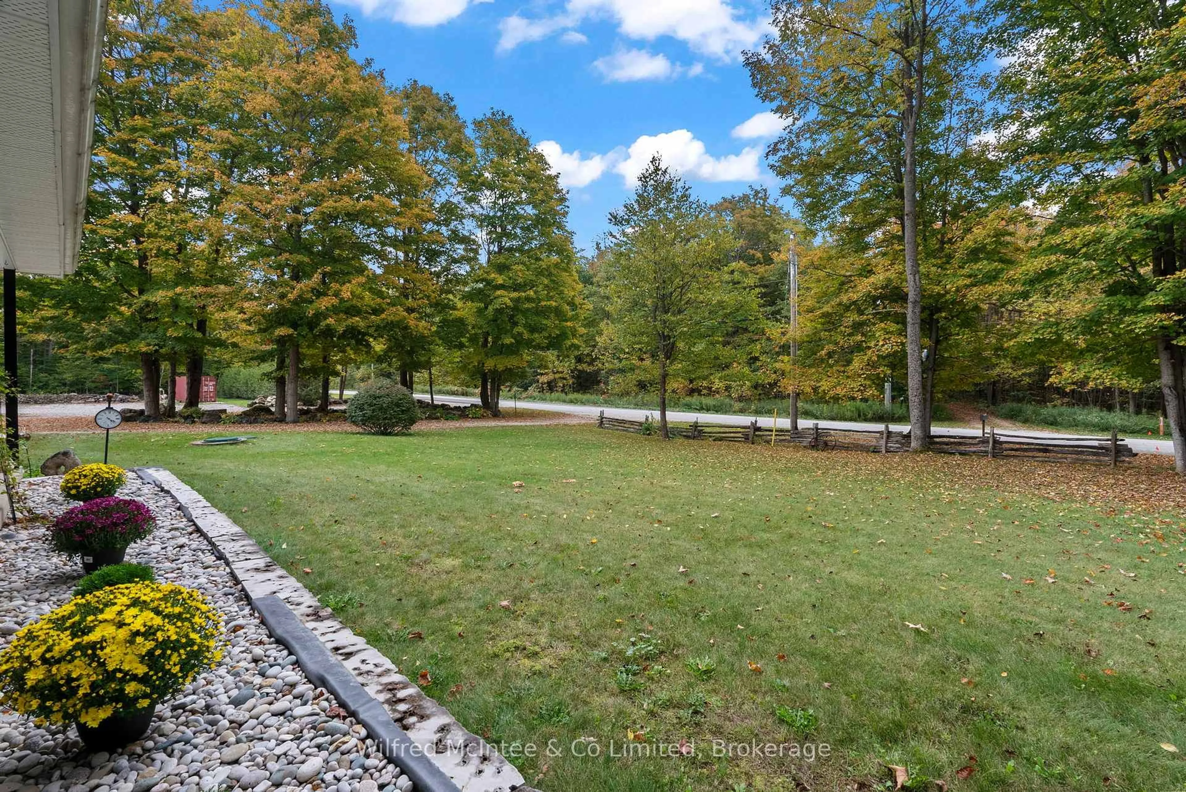 Patio, forest/trees view for 442289 Concession 21, Georgian Bluffs Ontario N0H 2T0