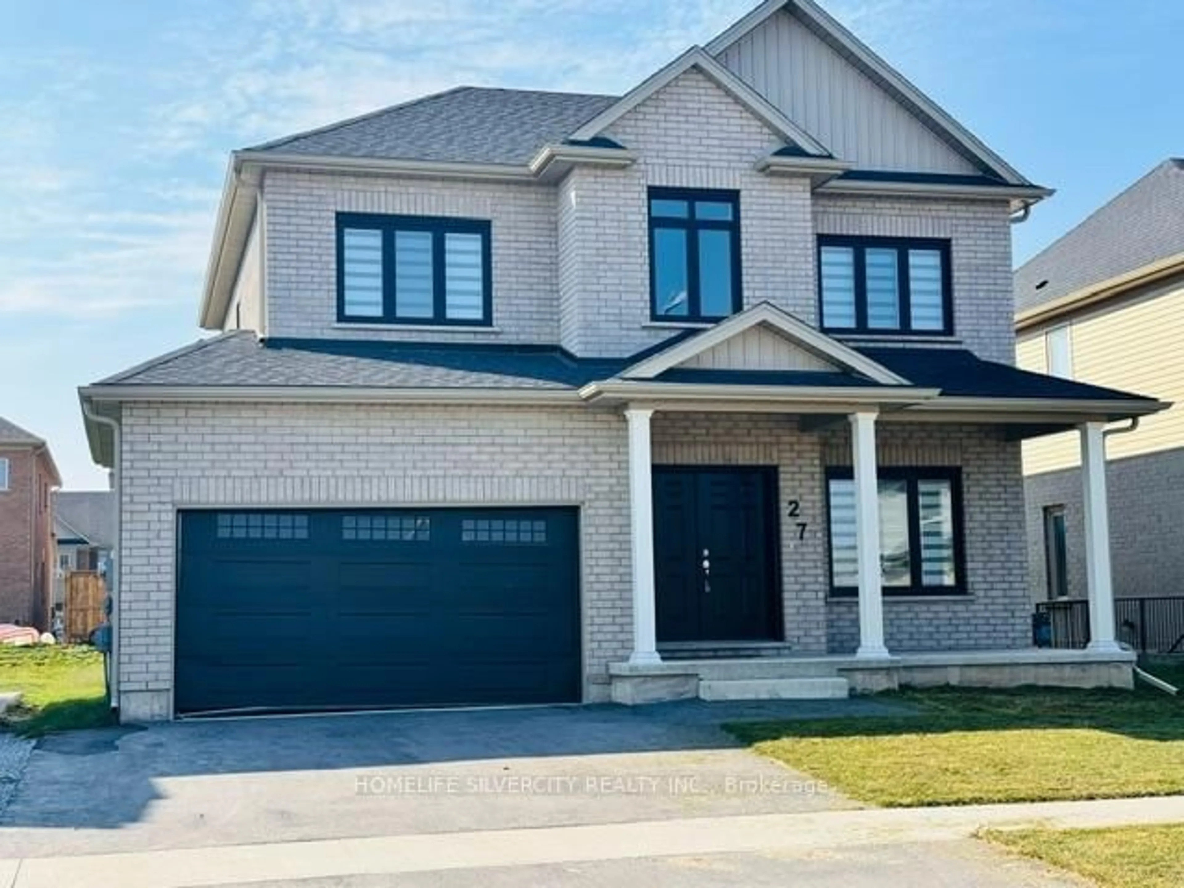 Home with brick exterior material, street for 27 Autumn Ave, Thorold Ontario L2V 0H2