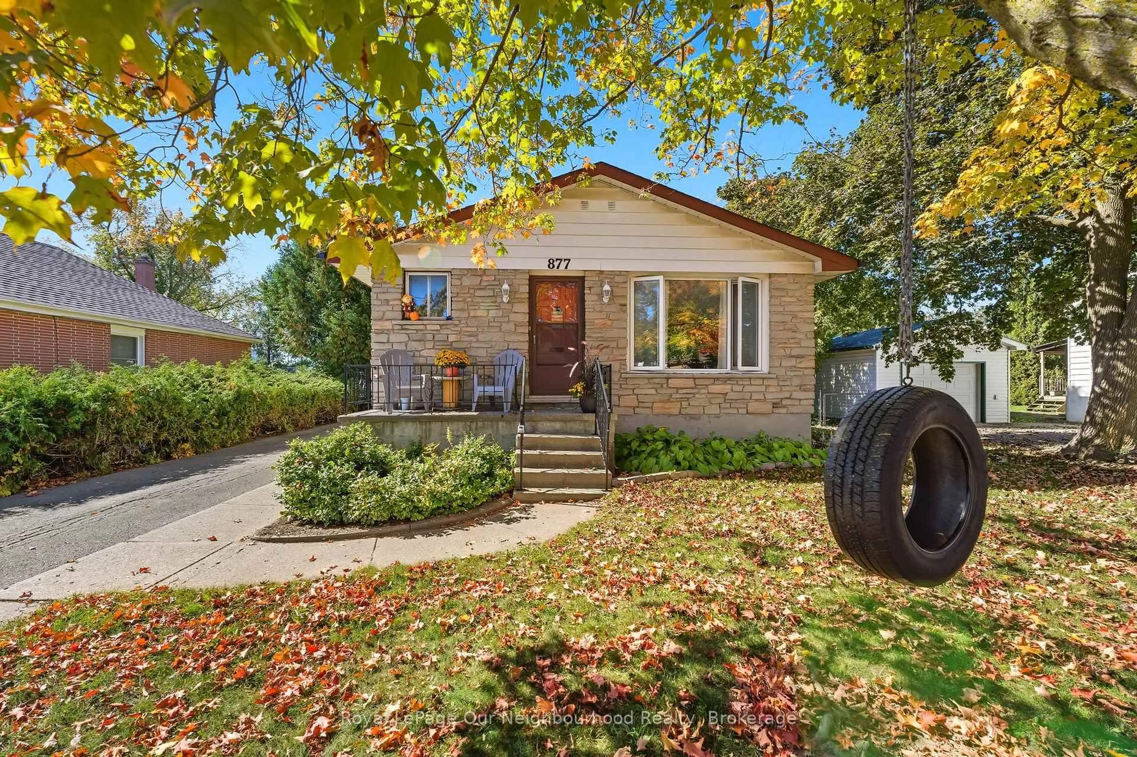 Home with brick exterior material, street for 877 Western Ave, Peterborough Ontario K9J 5W1