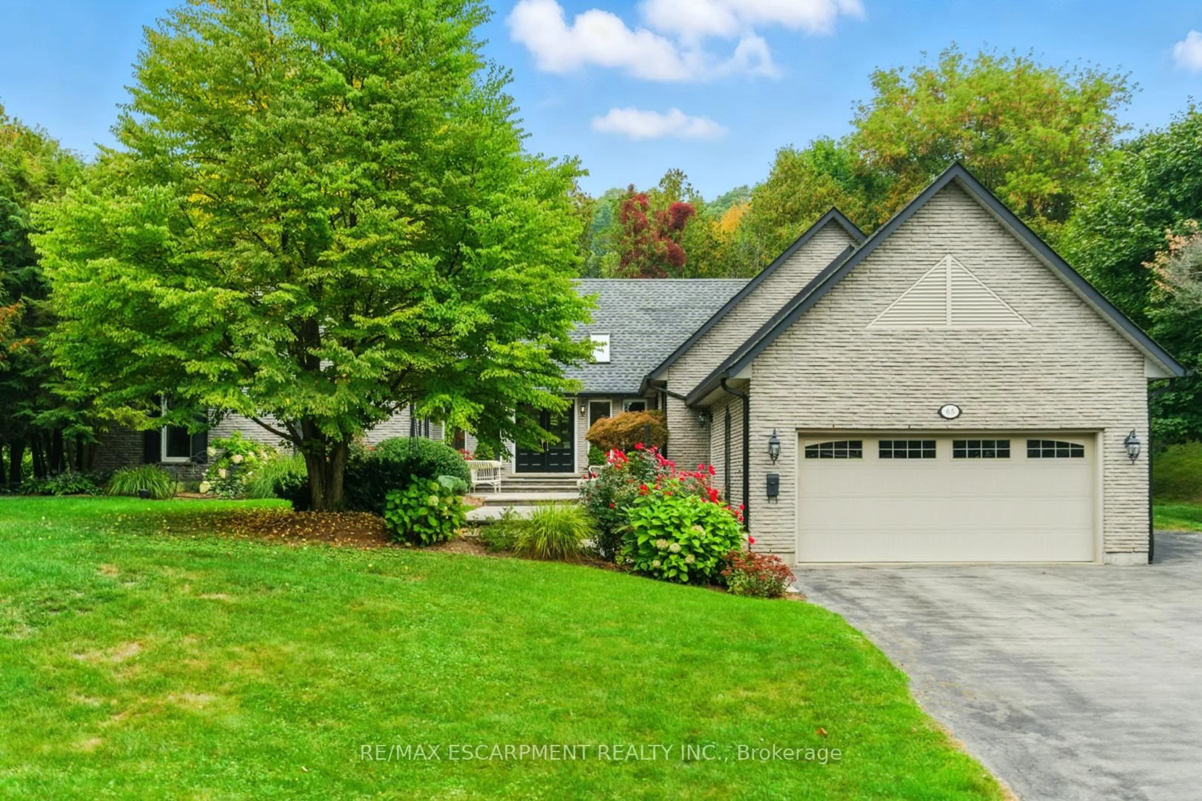 Home with vinyl exterior material, street for 65 Maple Ave, Hamilton Ontario L9H 4W6