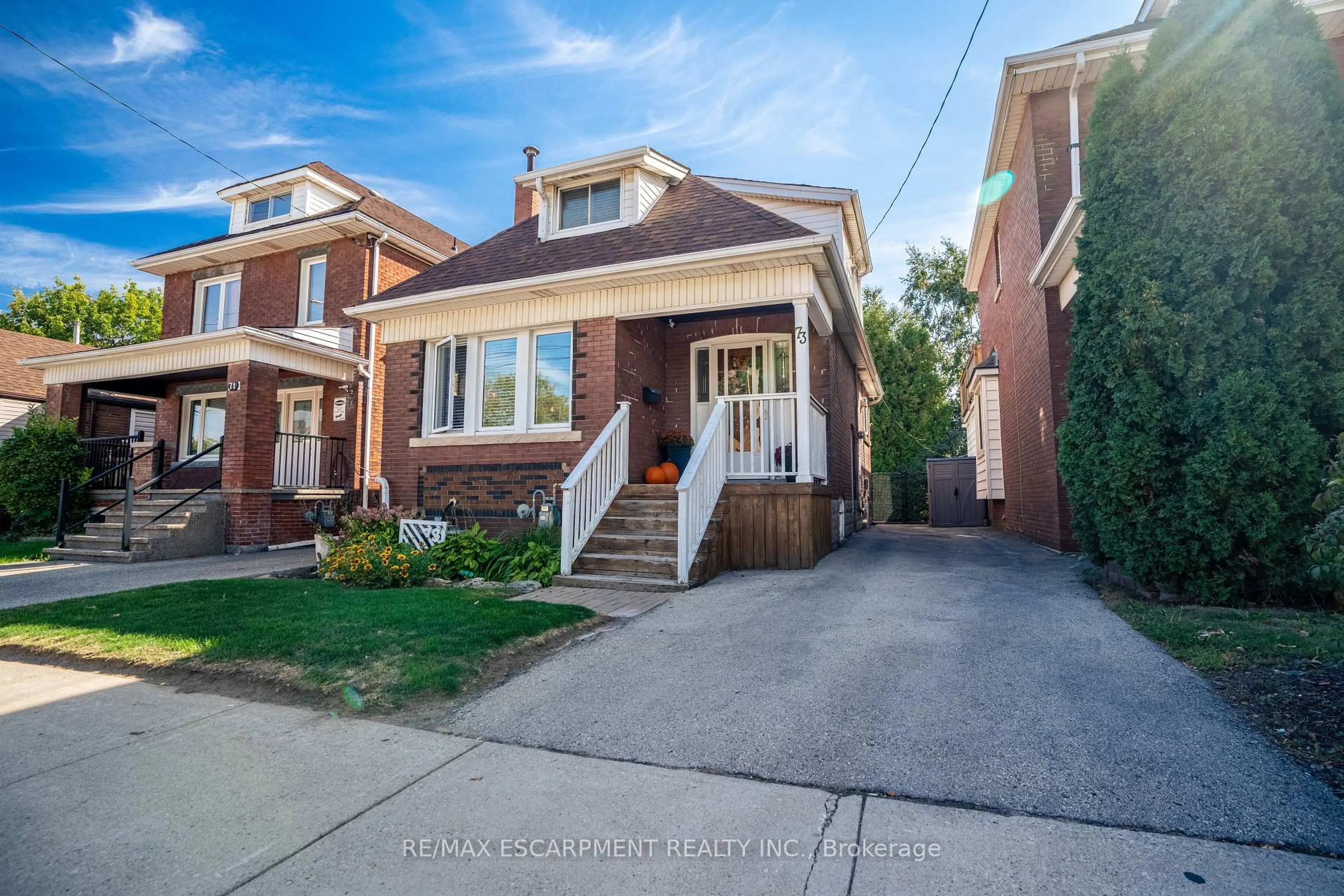 Home with brick exterior material, street for 73 Kenilworth Ave, Hamilton Ontario L8K 2T1