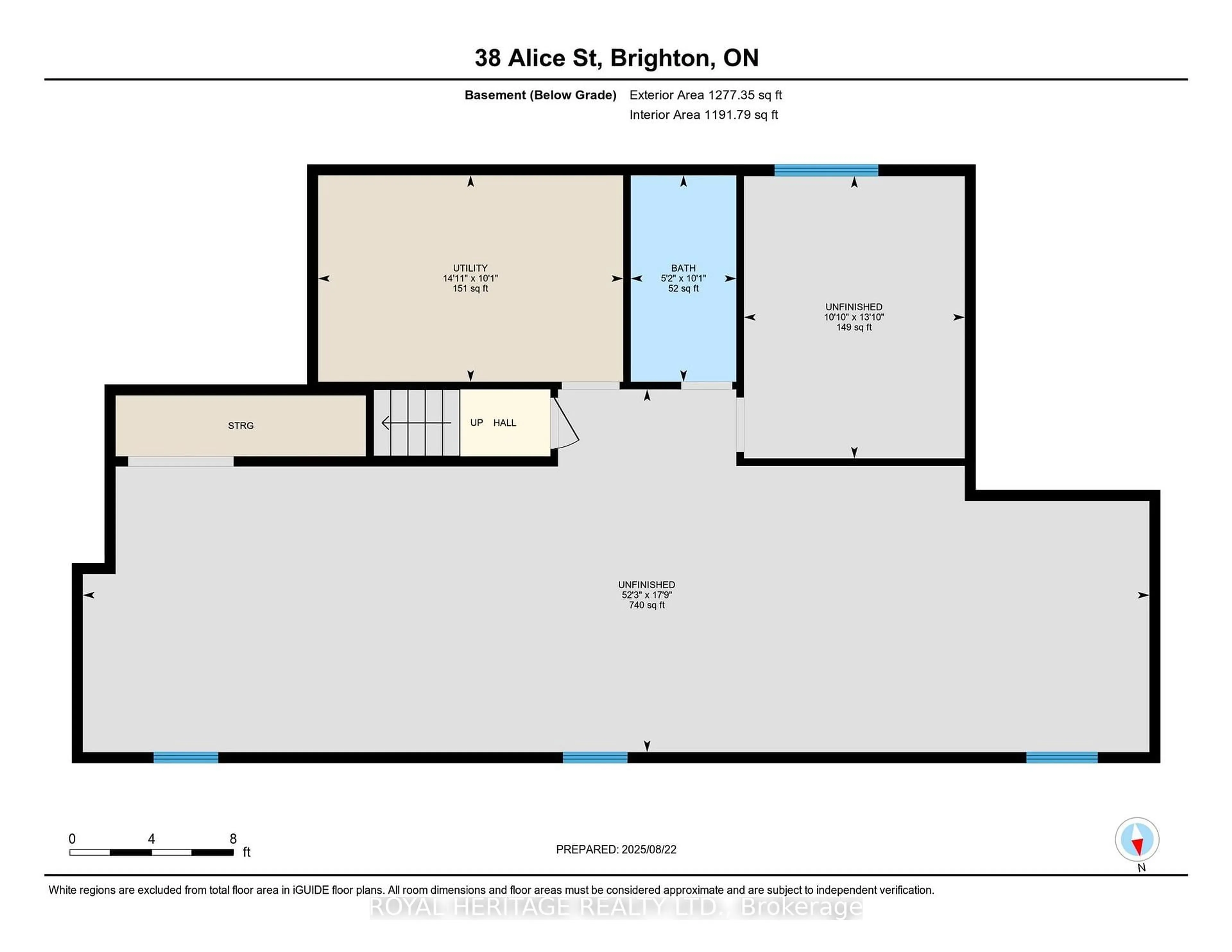 Floor plan for 38 Alice St, Brighton Ontario K0K 1H0
