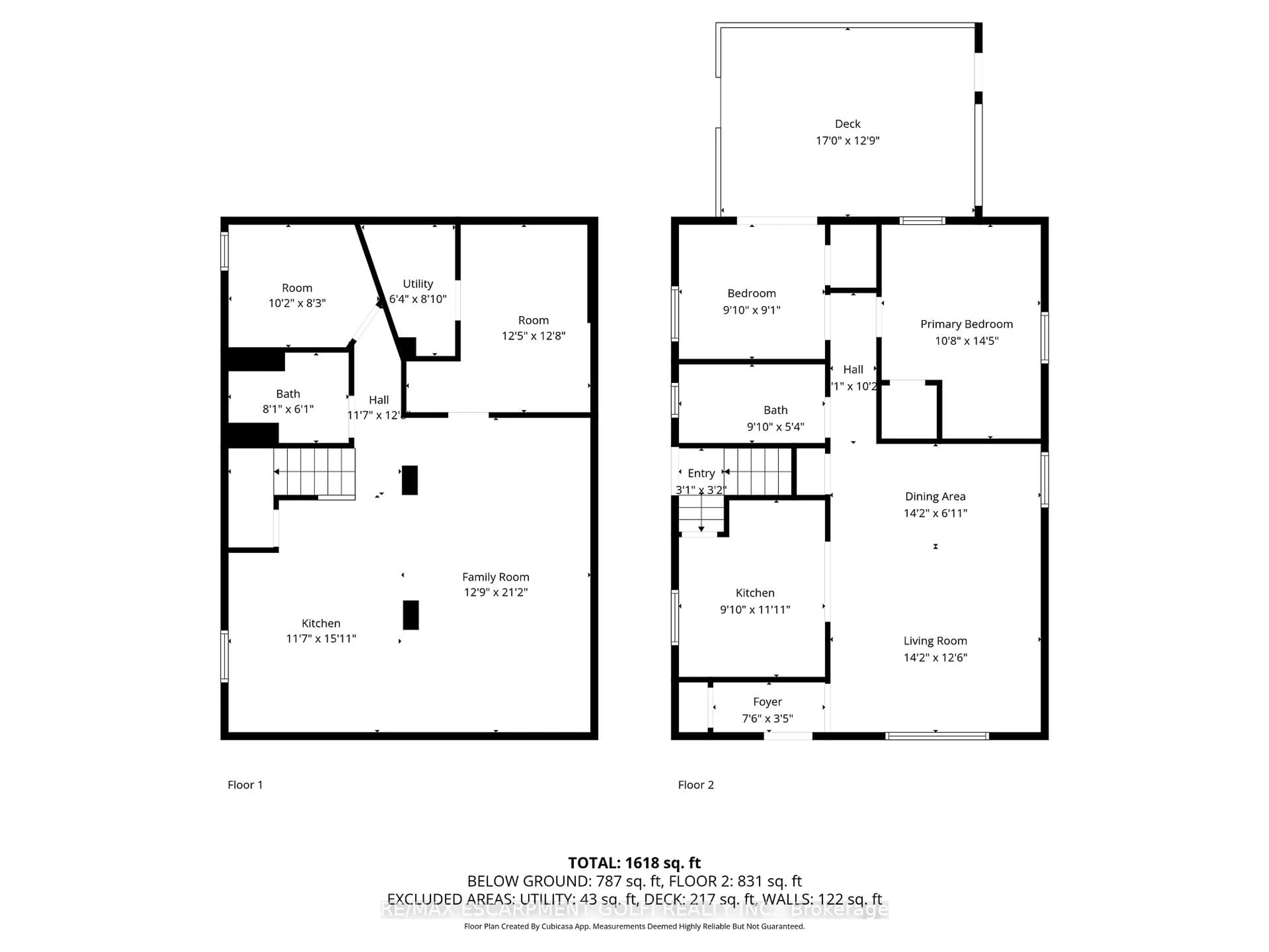 Floor plan for 417 East 37th St, Hamilton Ontario L8V 4B7