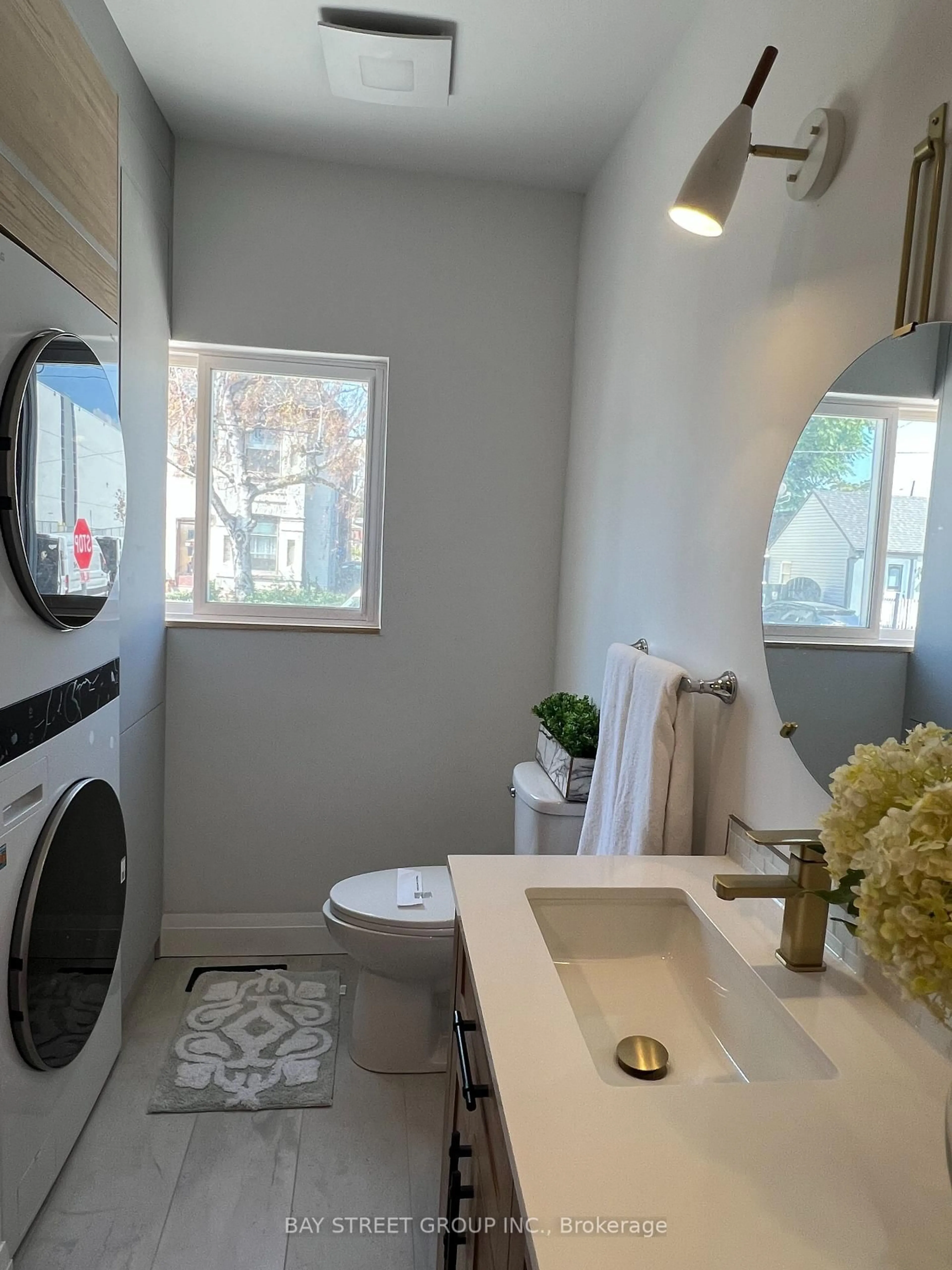 Contemporary bathroom, ceramic/tile floor for 396 Emerald St, Hamilton Ontario L8L 5L9