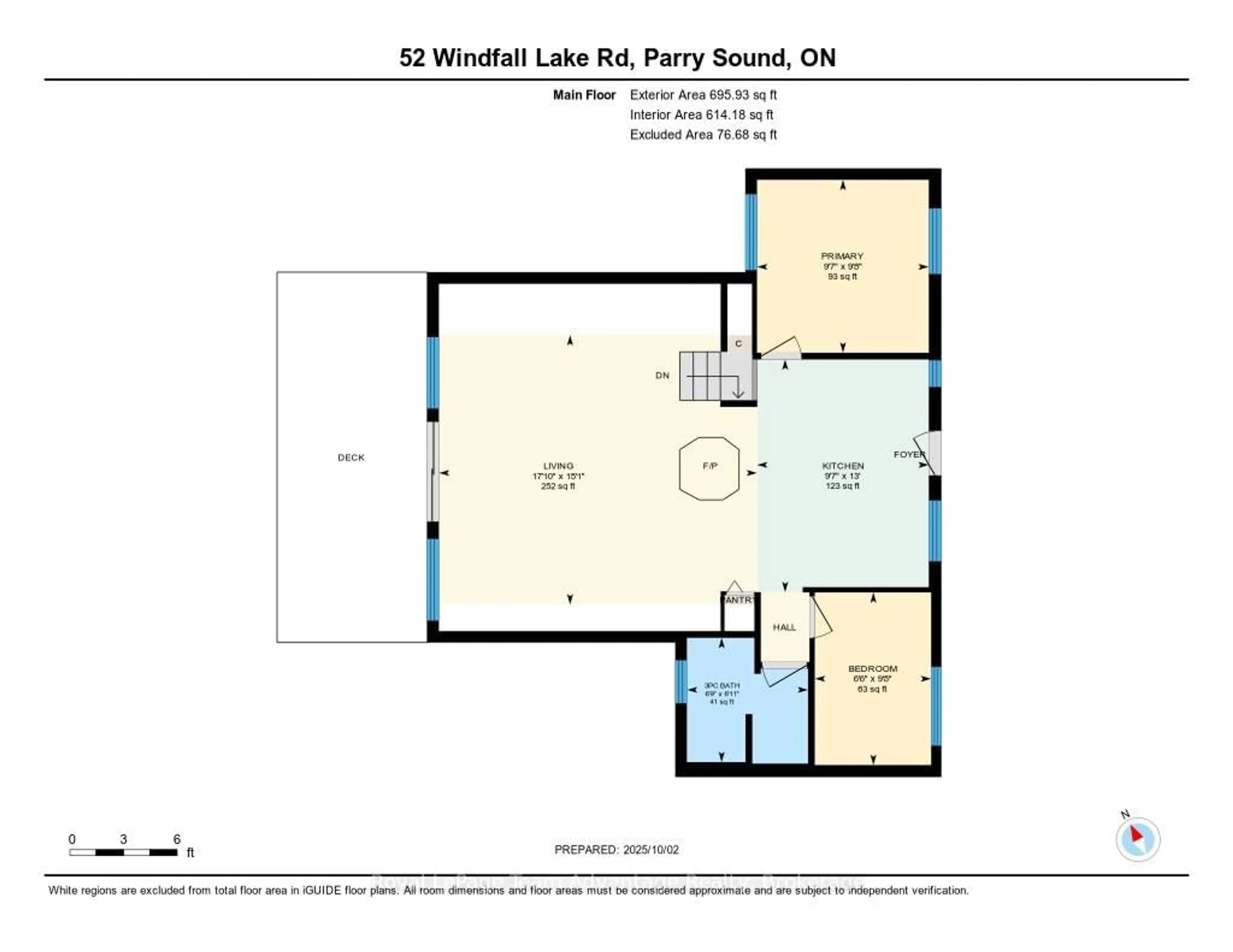 Floor plan for 52 Windfall Lake Rd, Seguin Ontario P2A 0B2