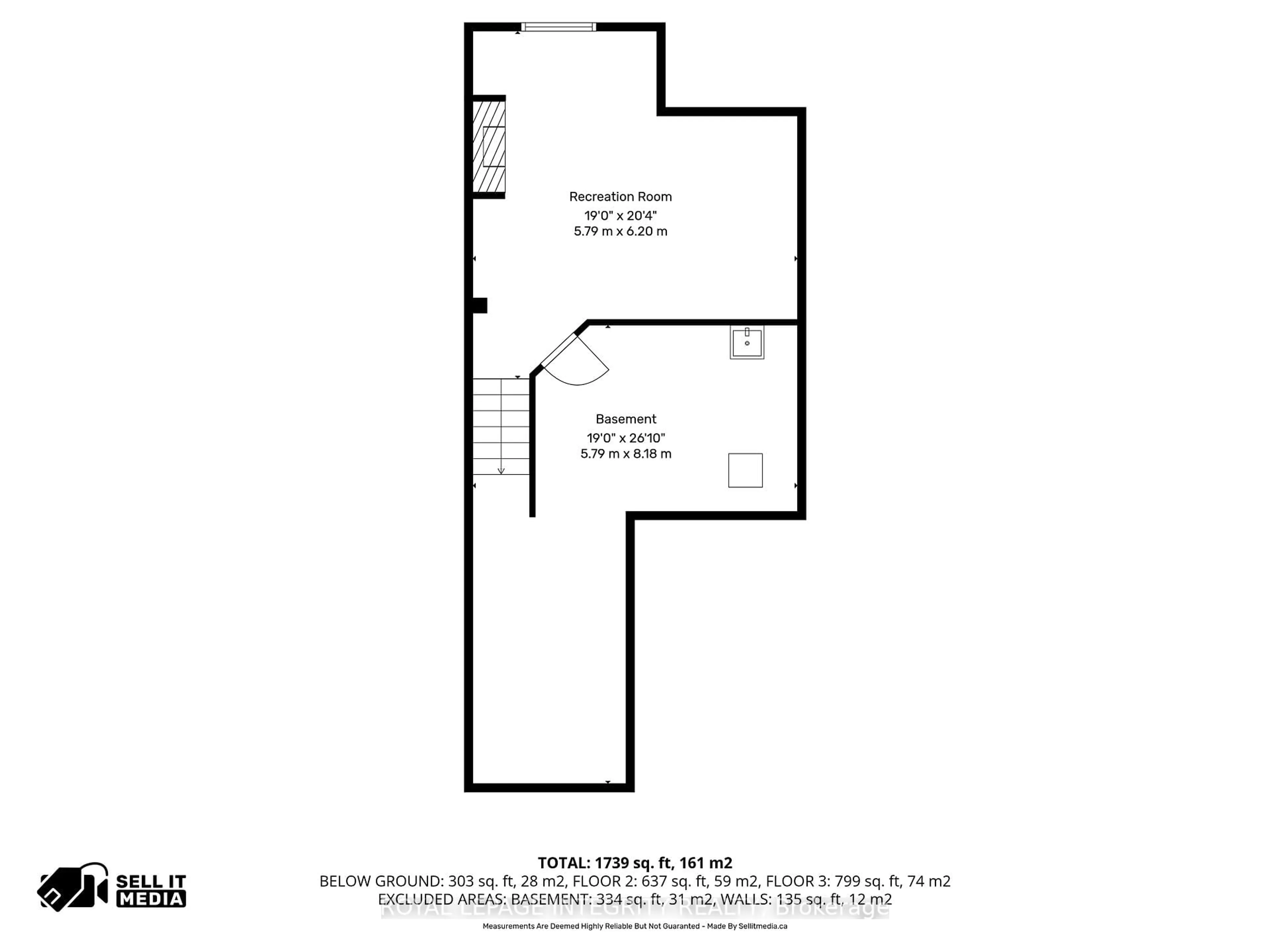 Floor plan for 1454 Deavy Way, Ottawa Ontario K1E 2W8