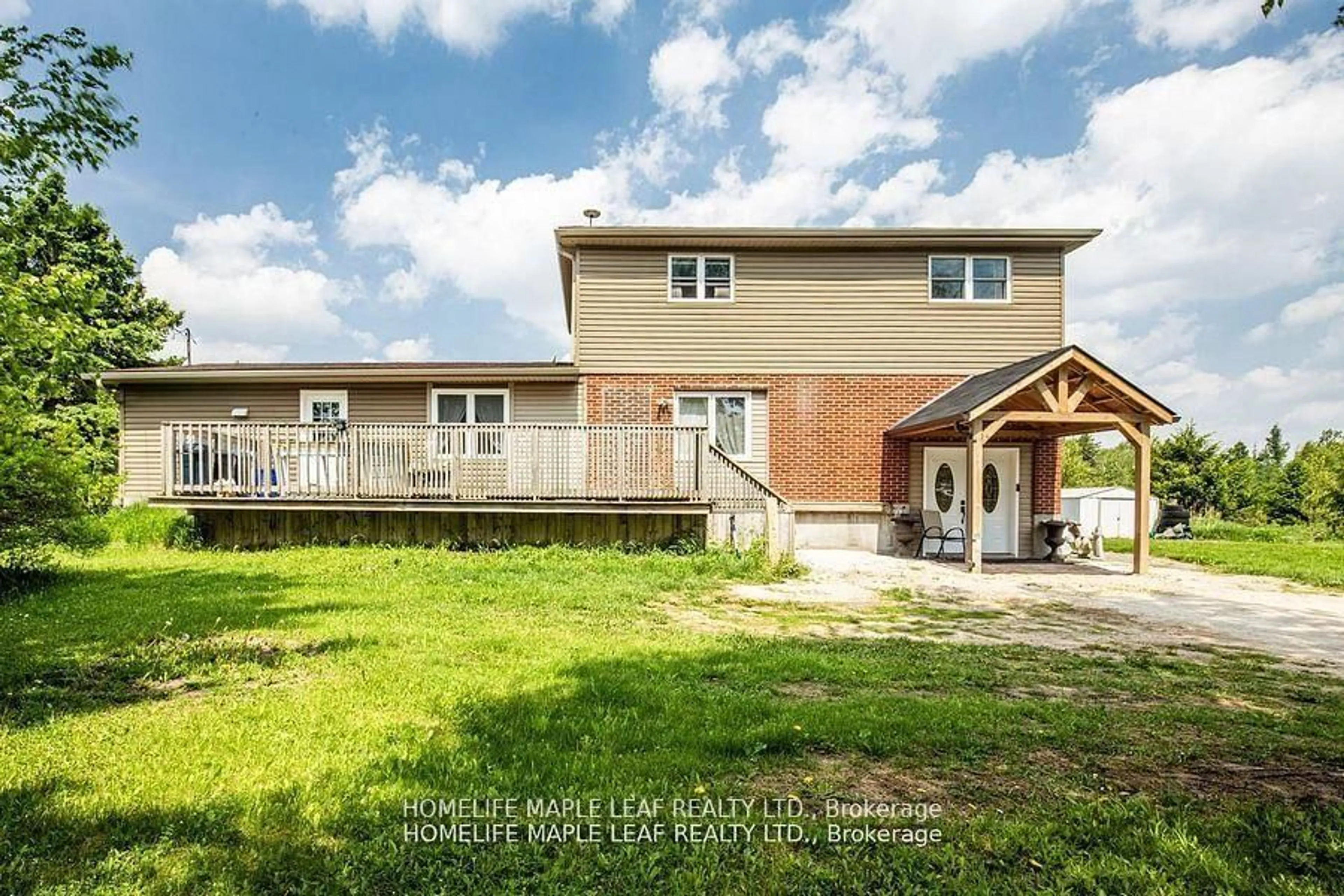 A pic from outside/outdoor area/front of a property/back of a property/a pic from drone, unknown for 64149 County Road 3, East Garafraxa Ontario L9W 7J4