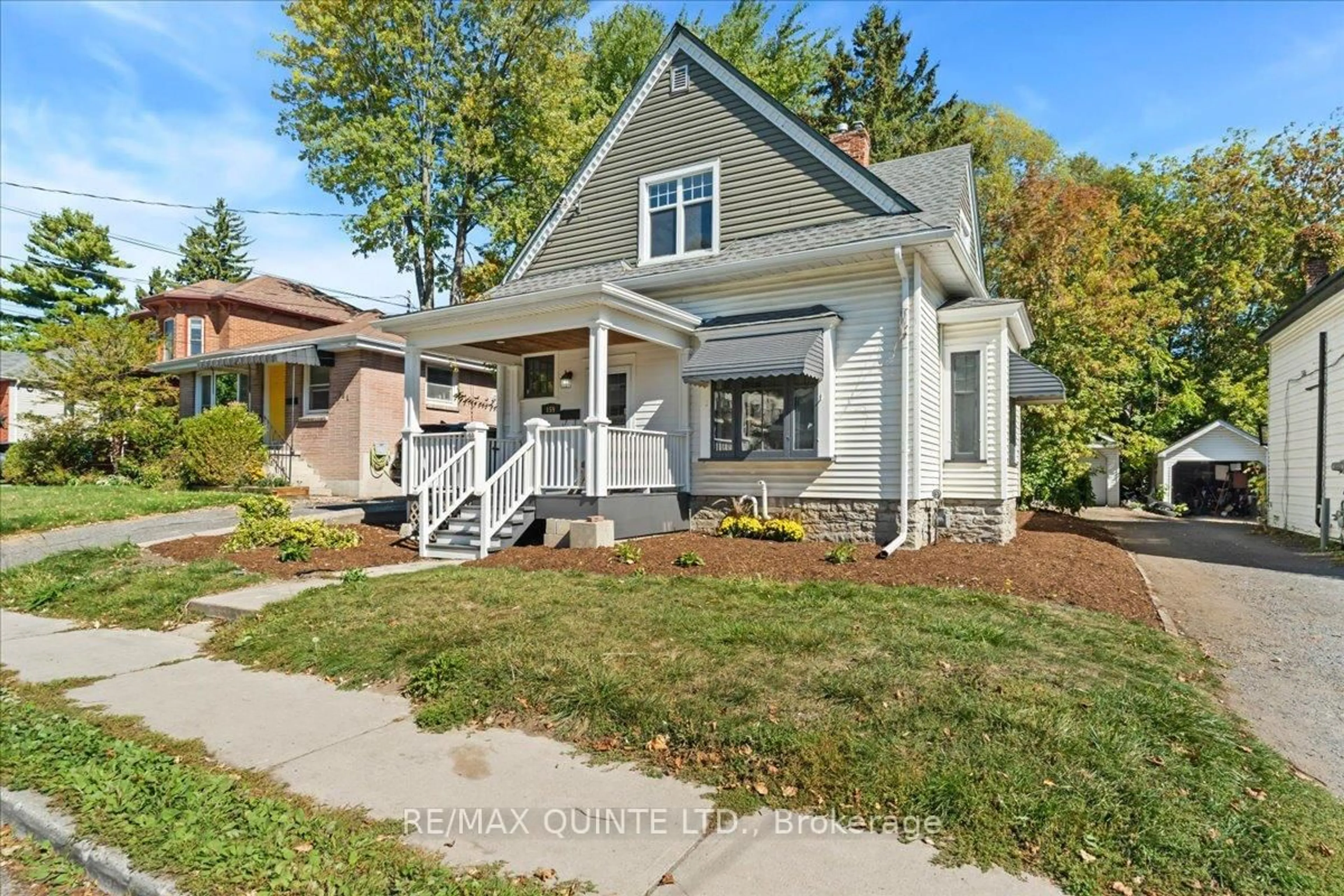 Home with vinyl exterior material, street for 159 Ann St, Belleville Ontario K8N 3L2