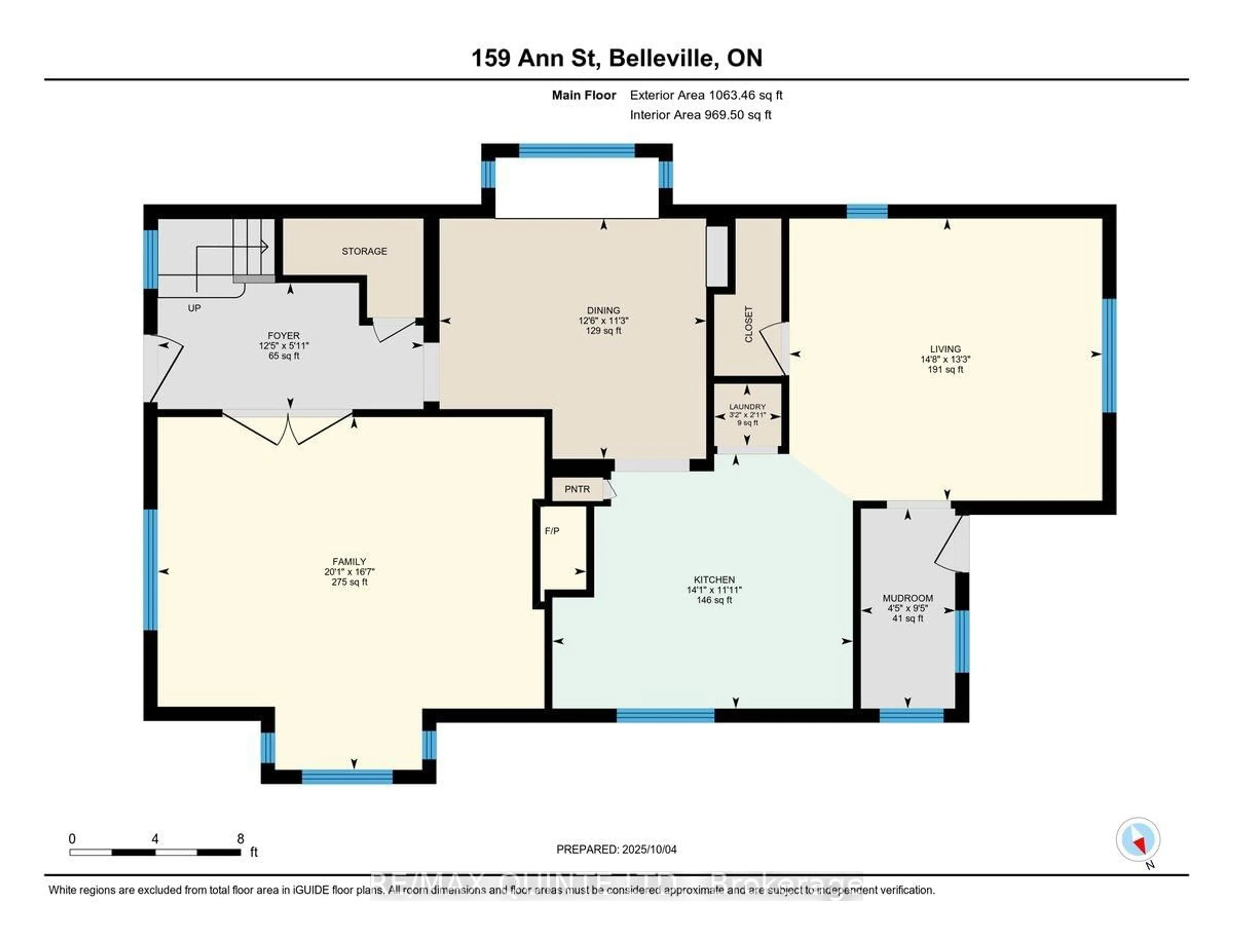 Floor plan for 159 Ann St, Belleville Ontario K8N 3L2