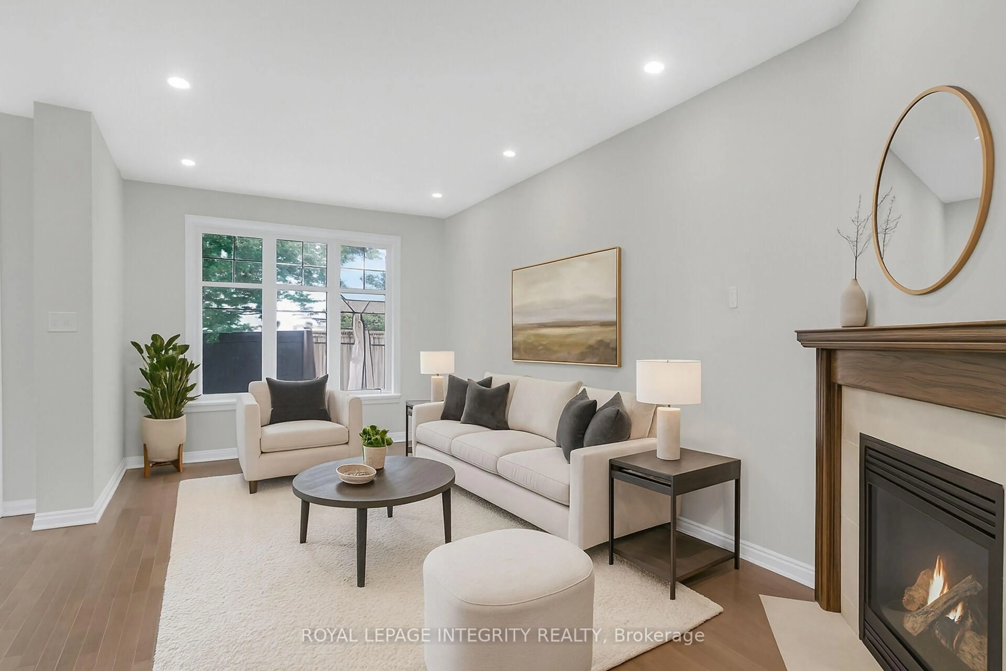 Living room with furniture, unknown for 105 Shepody Circ, Ottawa Ontario K1T 4H9