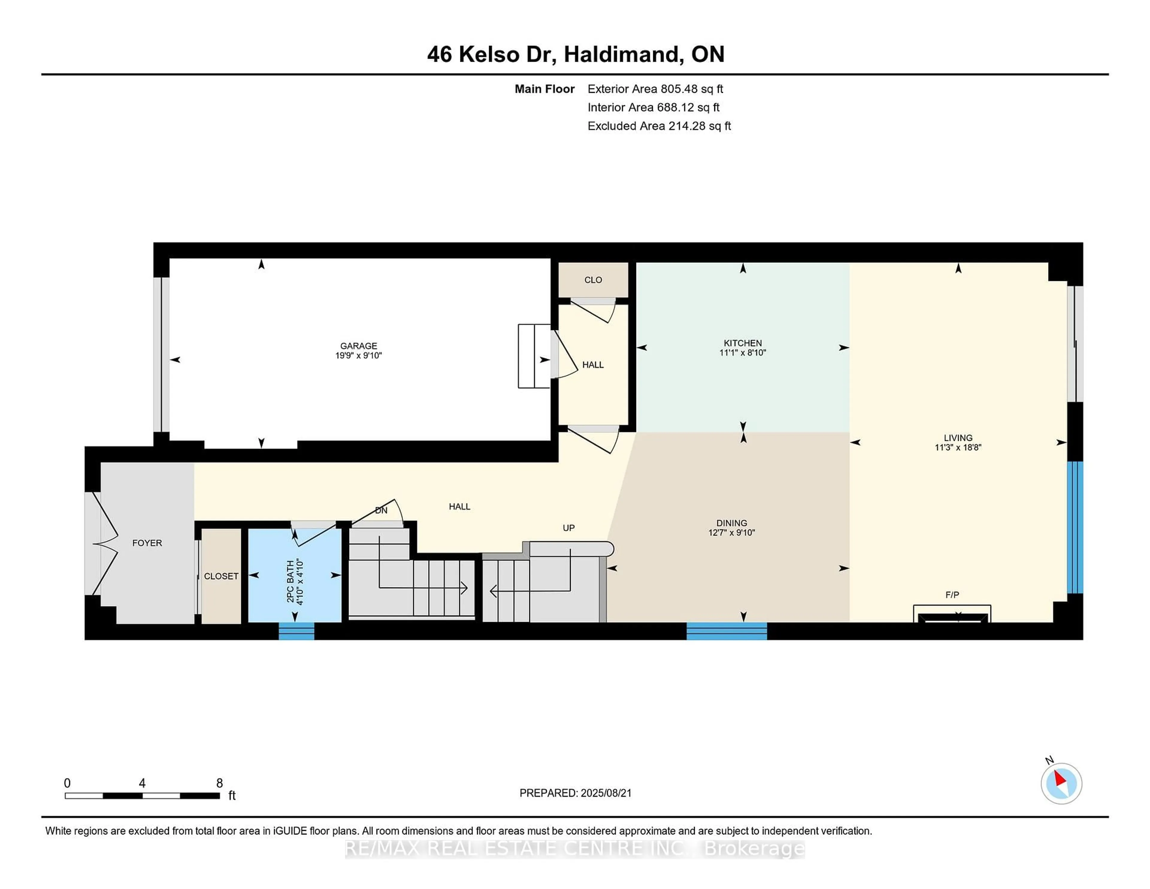 Floor plan for 46 Kelso Dr, Haldimand Ontario N3W 0B7